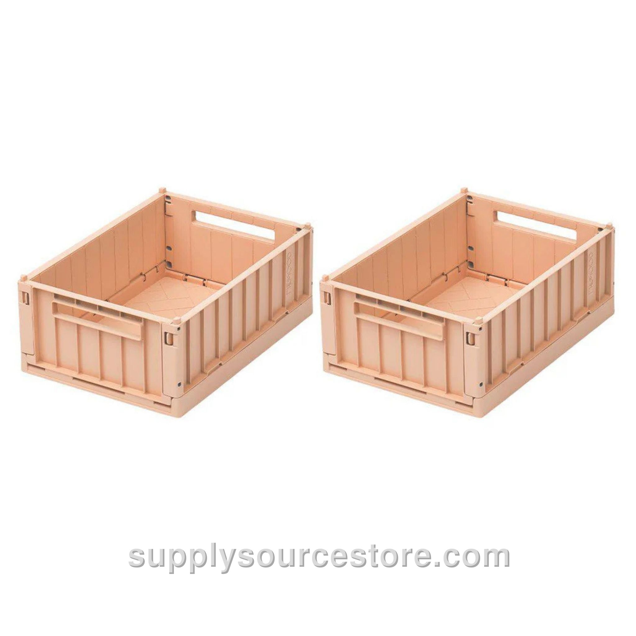 Weston Medium Storage Crate Set of 2 - Tuscany Rose