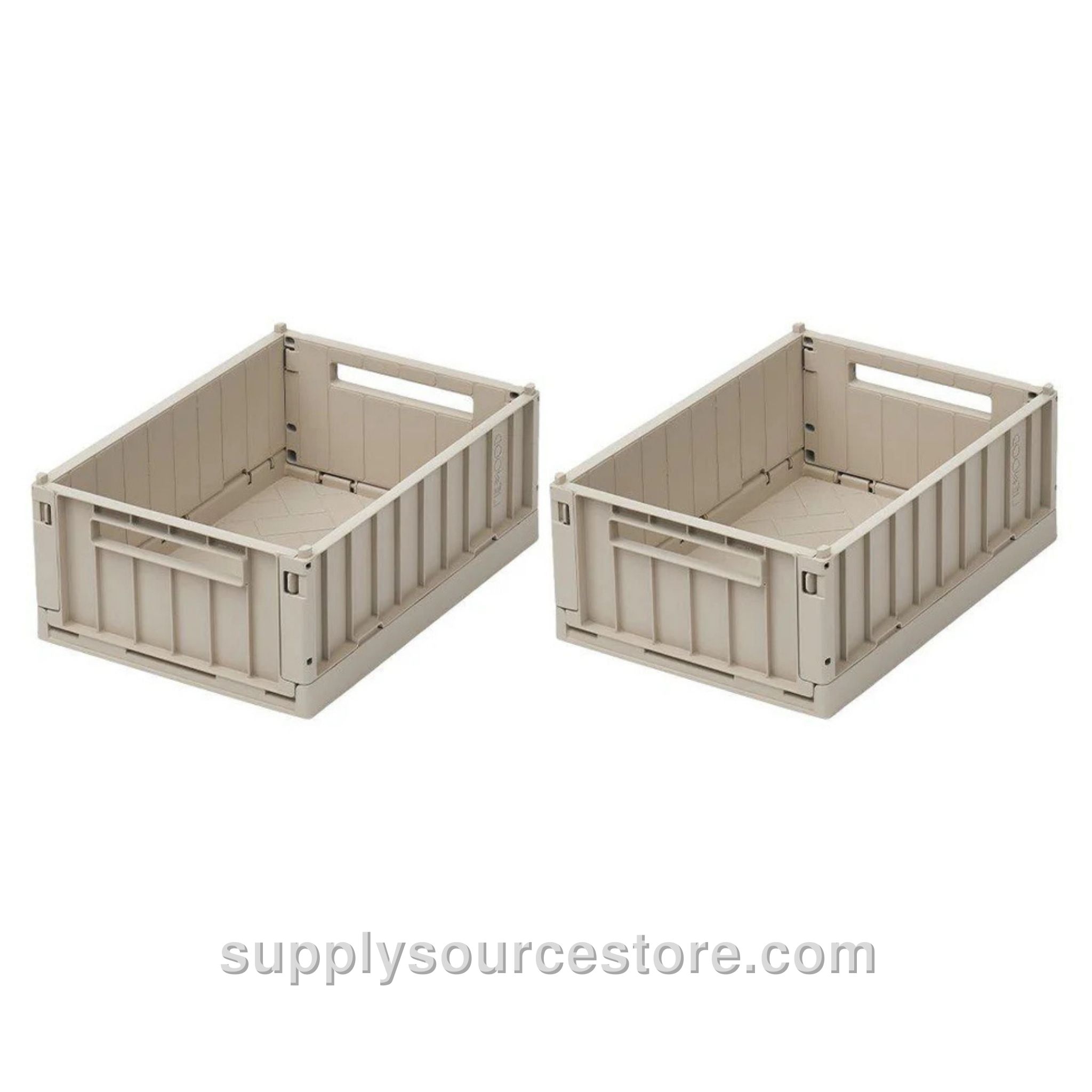 Weston Medium Storage Crate Set of 2 - Sandy
