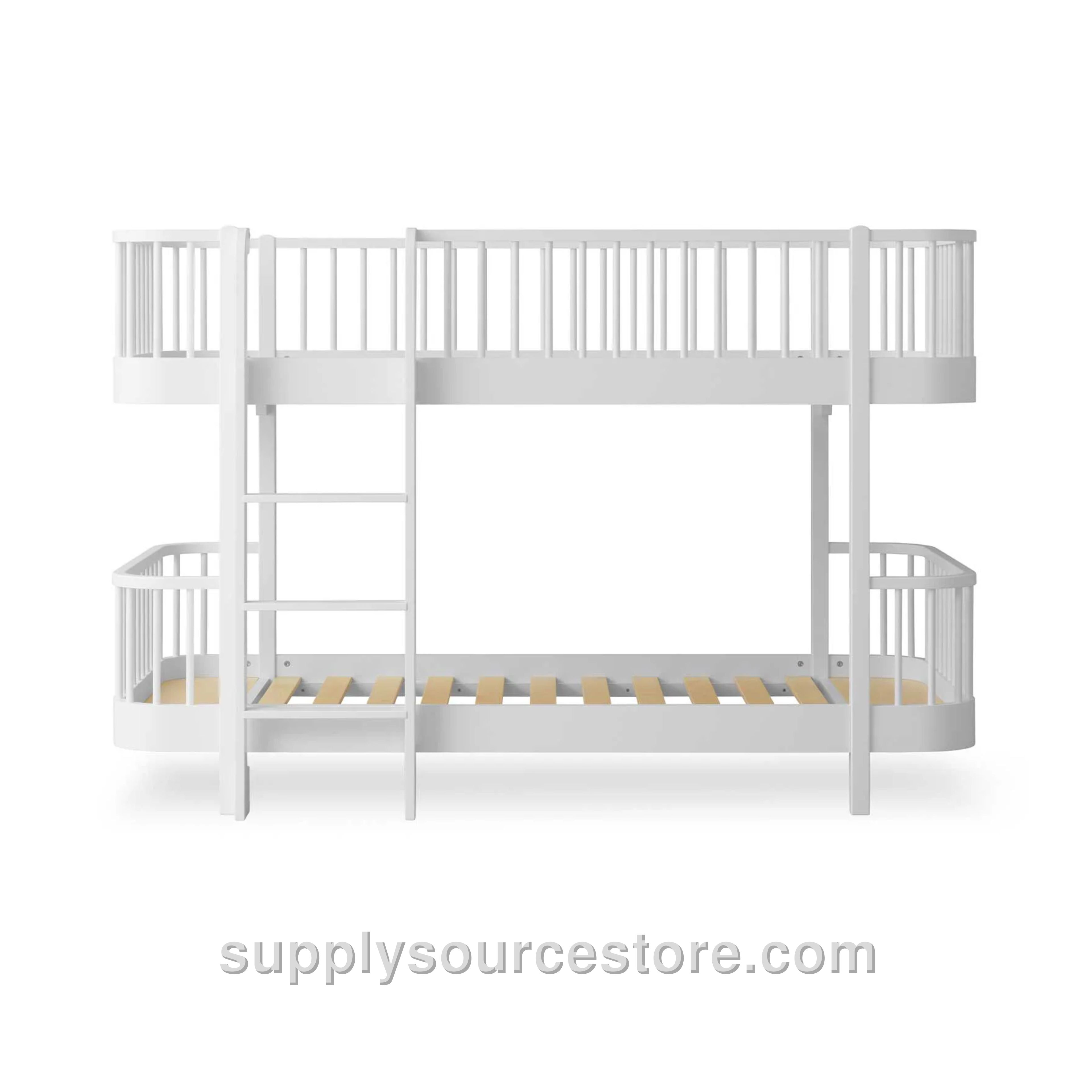 Wood Original Low Bunk Bed - White