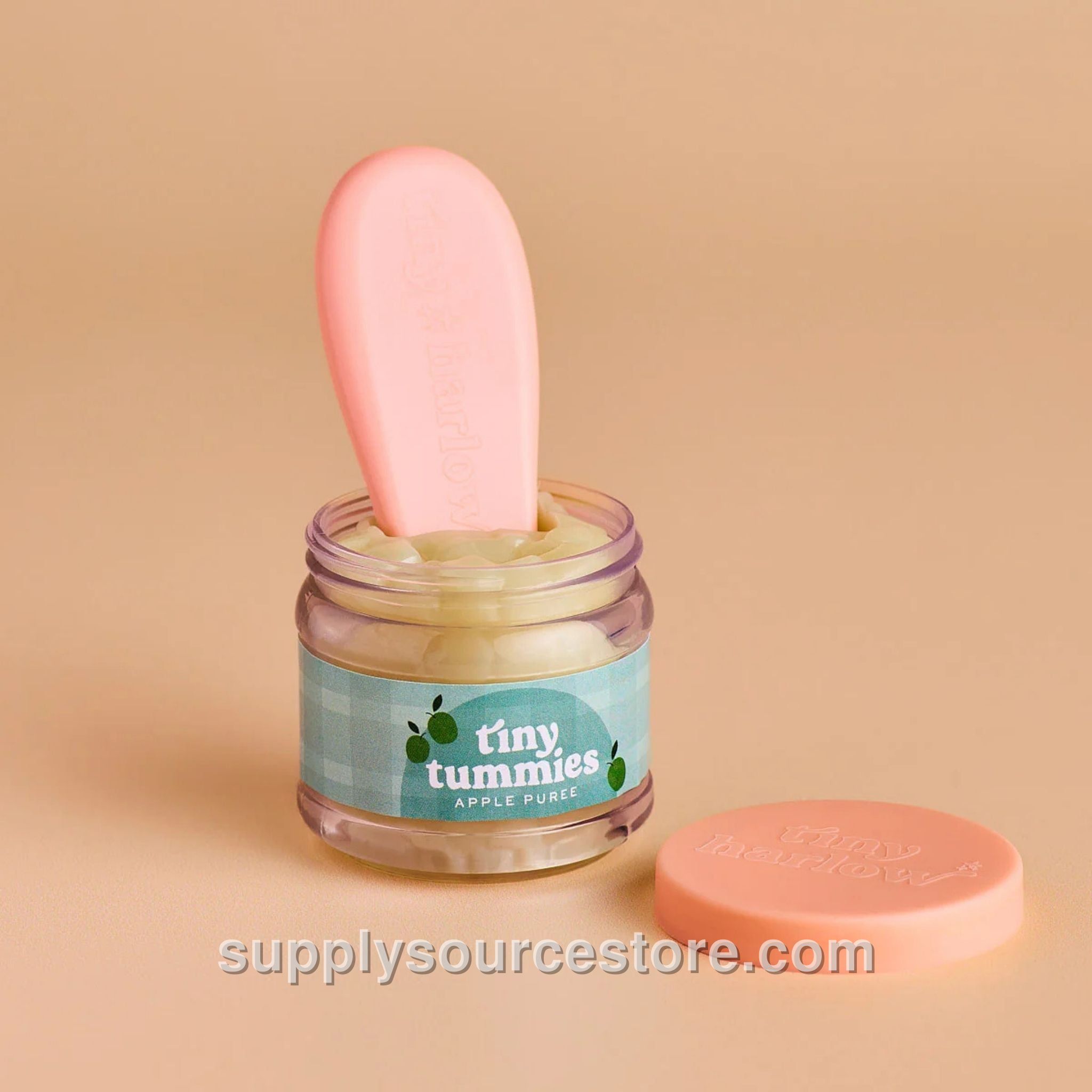 Tiny Tummies - Apple Puree Food Jar & Spoon Set