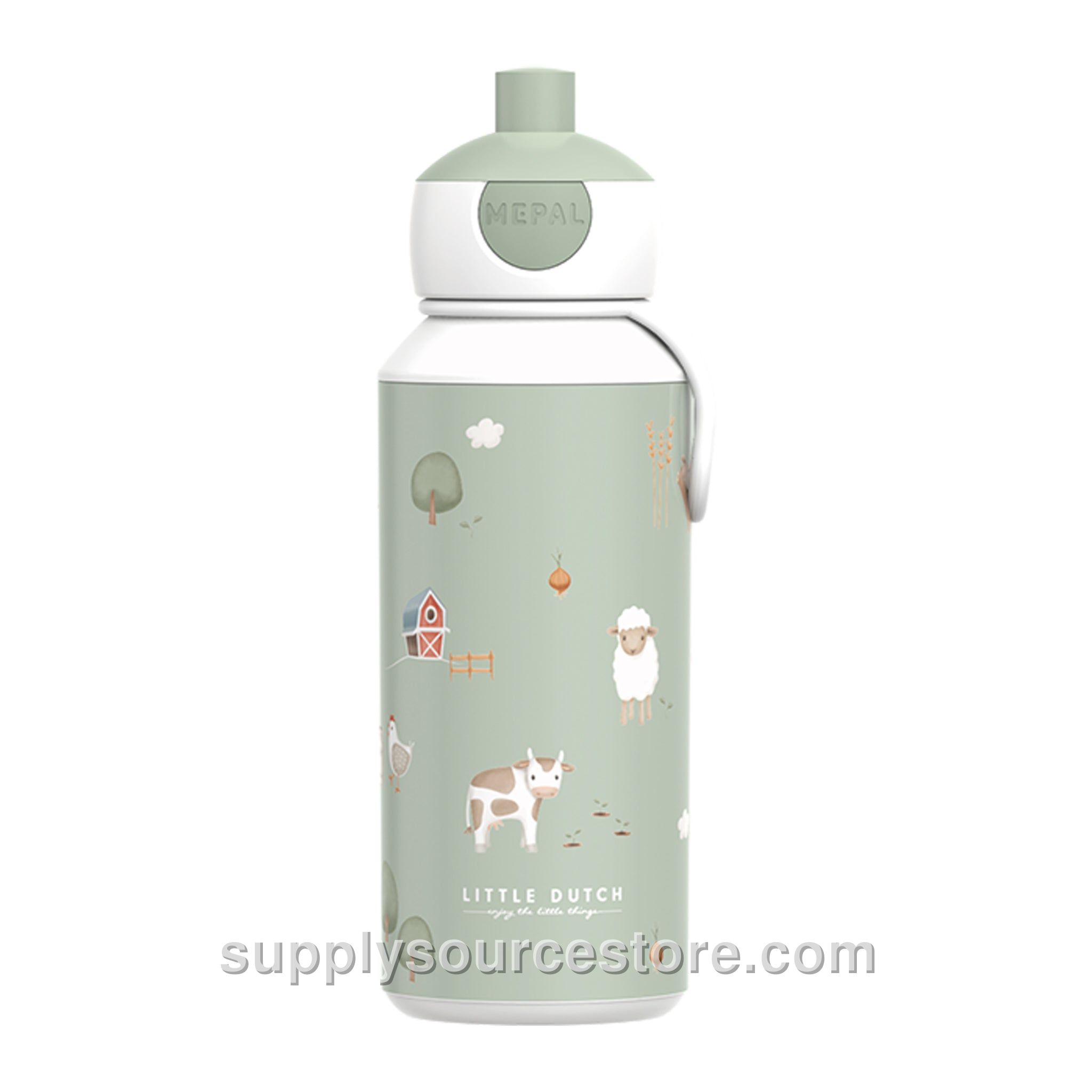 Drinking Bottle Pop-Up 400ml - Little Farm