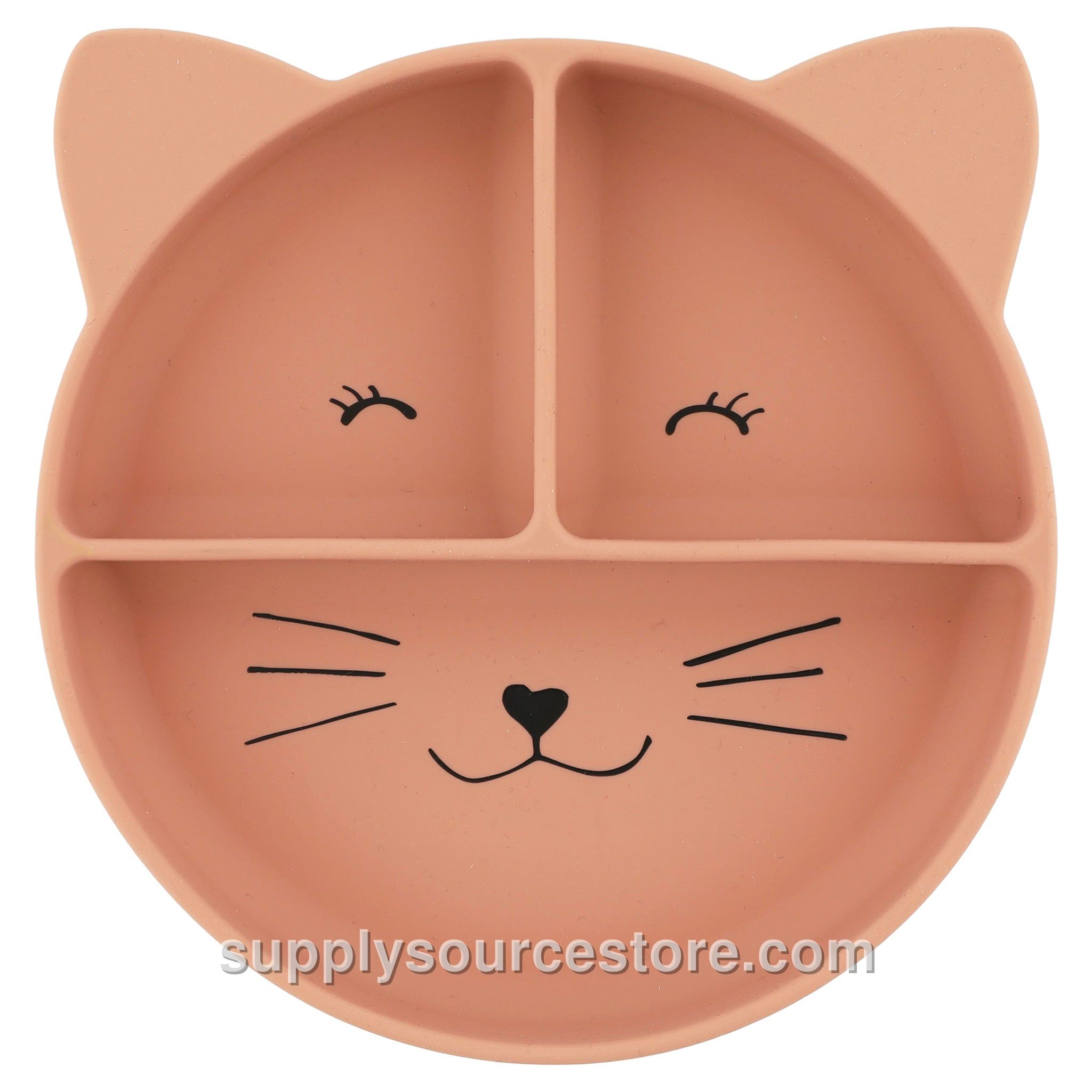 Silicone Divided Suction Plate - Mrs. Cat