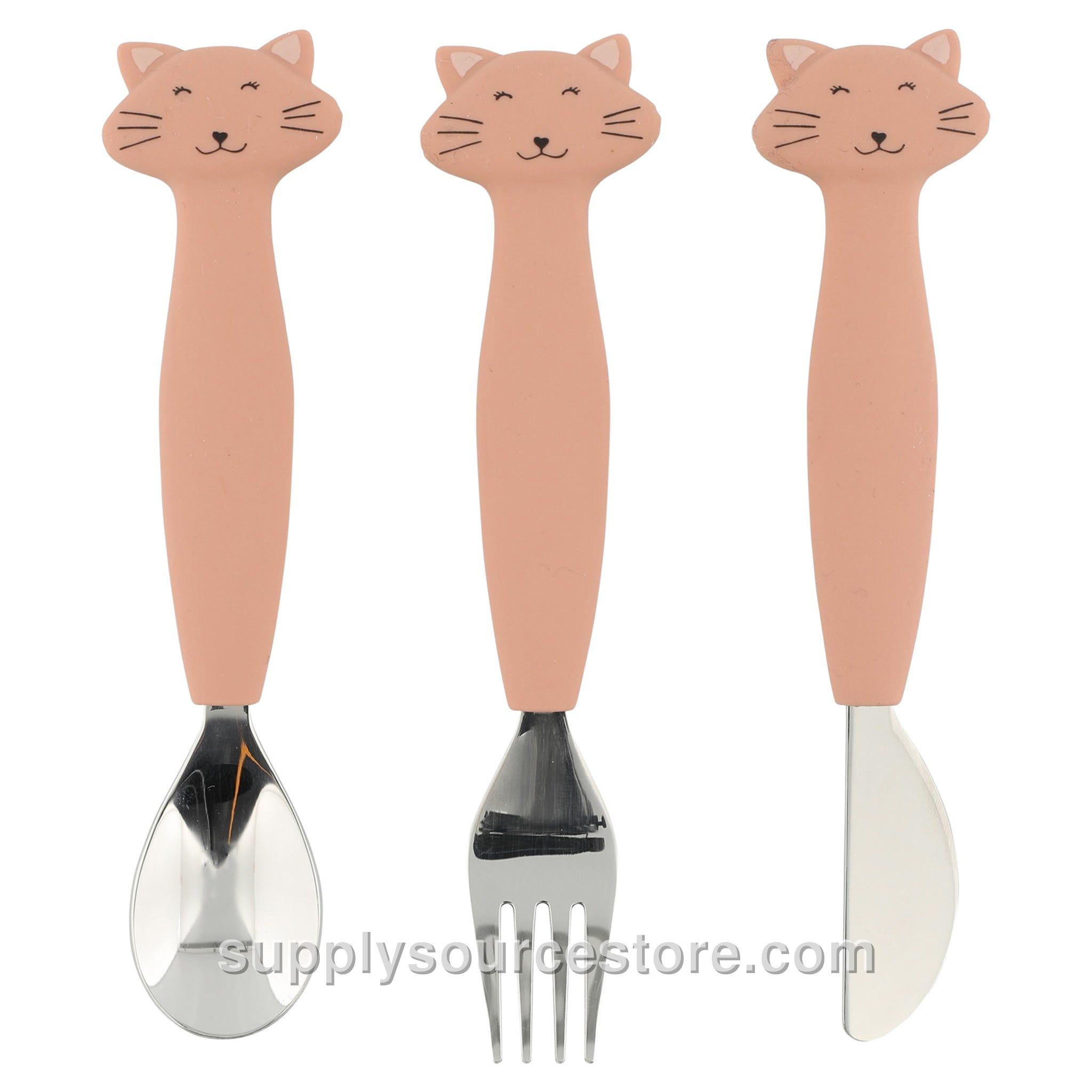 Silicone Cutlery Set 3-Pack - Mrs. Cat