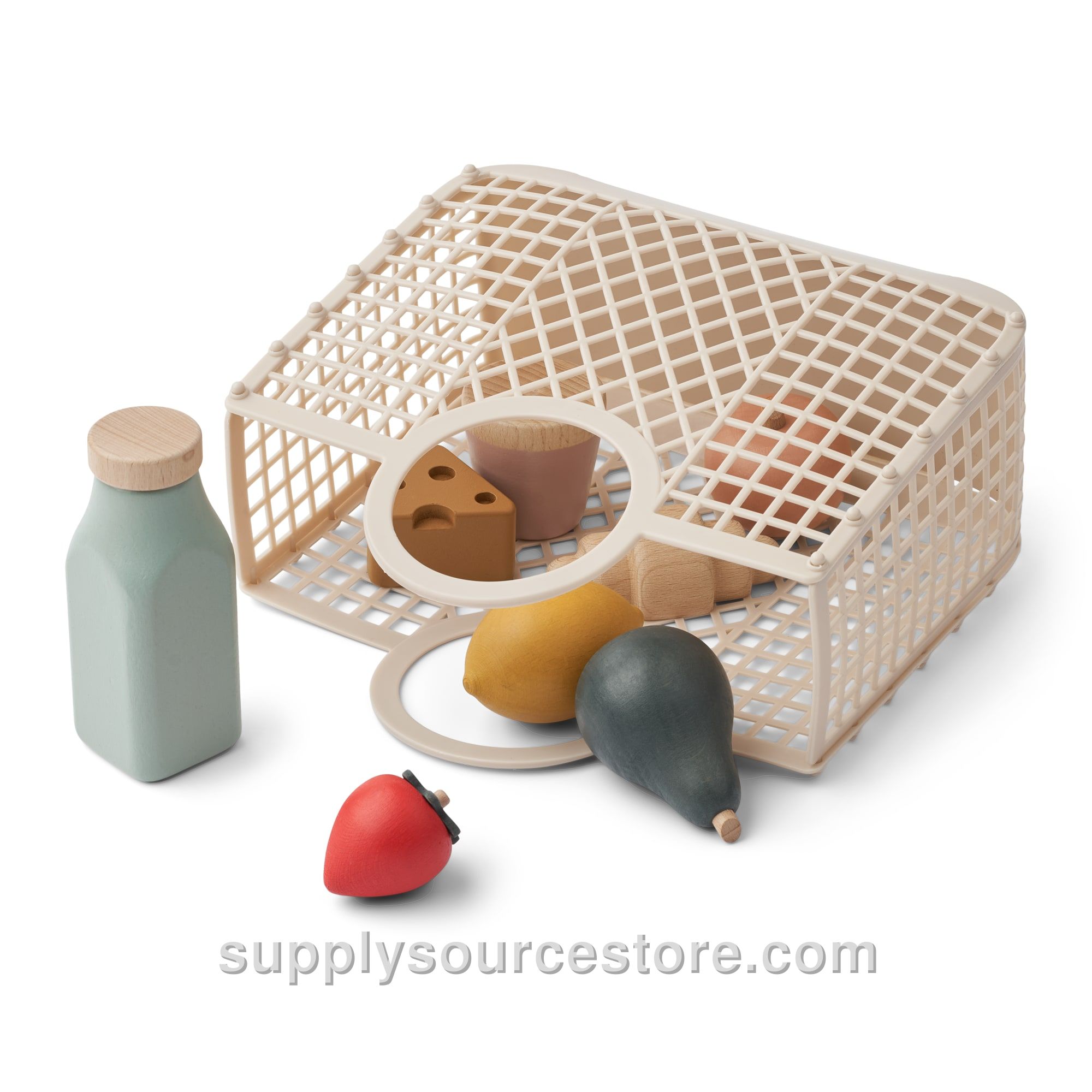Florin Play Food & Grocery Basket - Sandy Multi Mix