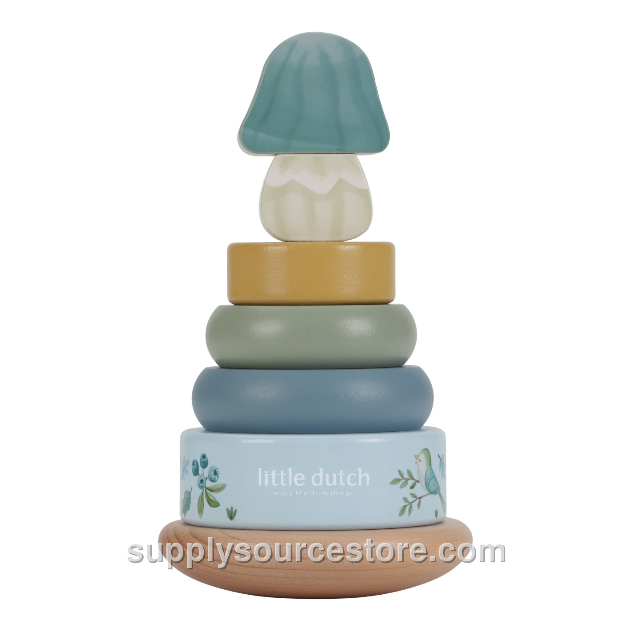 Wooden Rocking Ring Stacker - Forest Friends
