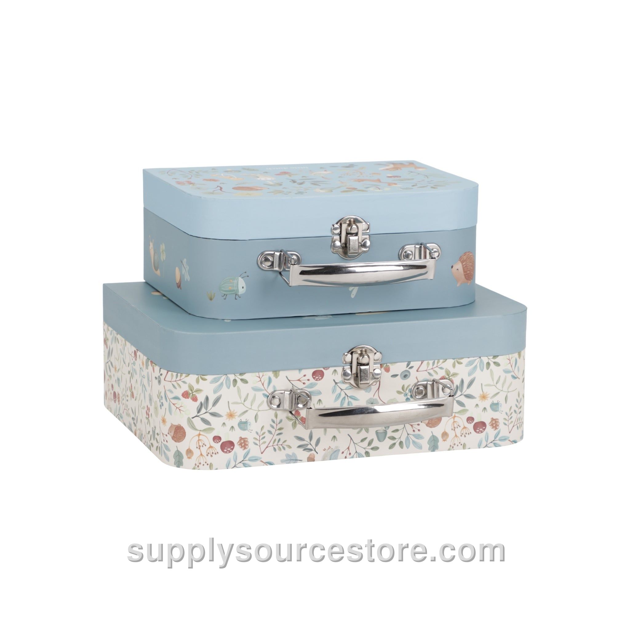 Blue Suitcase Set - Forest Friends