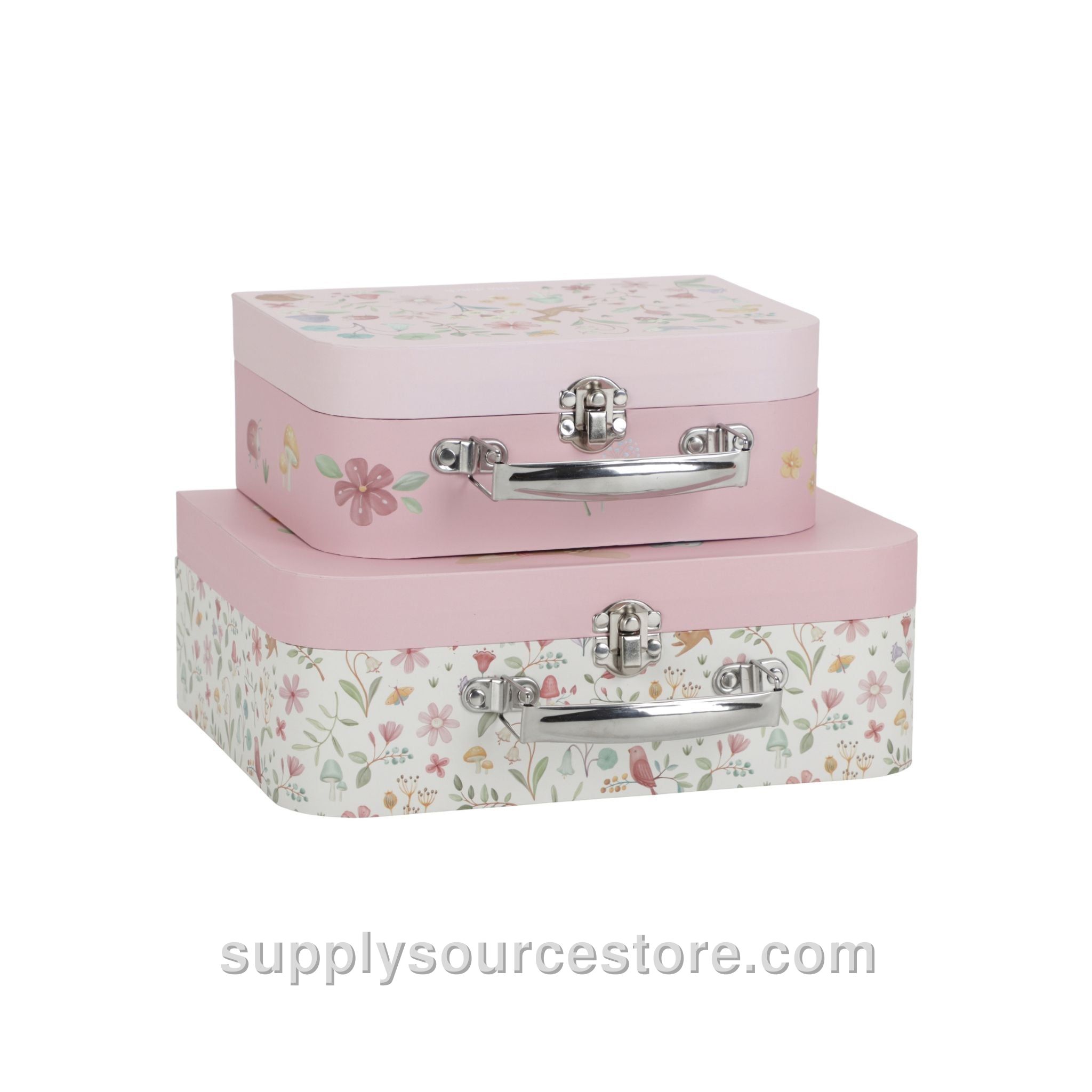 Pink Suitcase Set - Fairy Garden