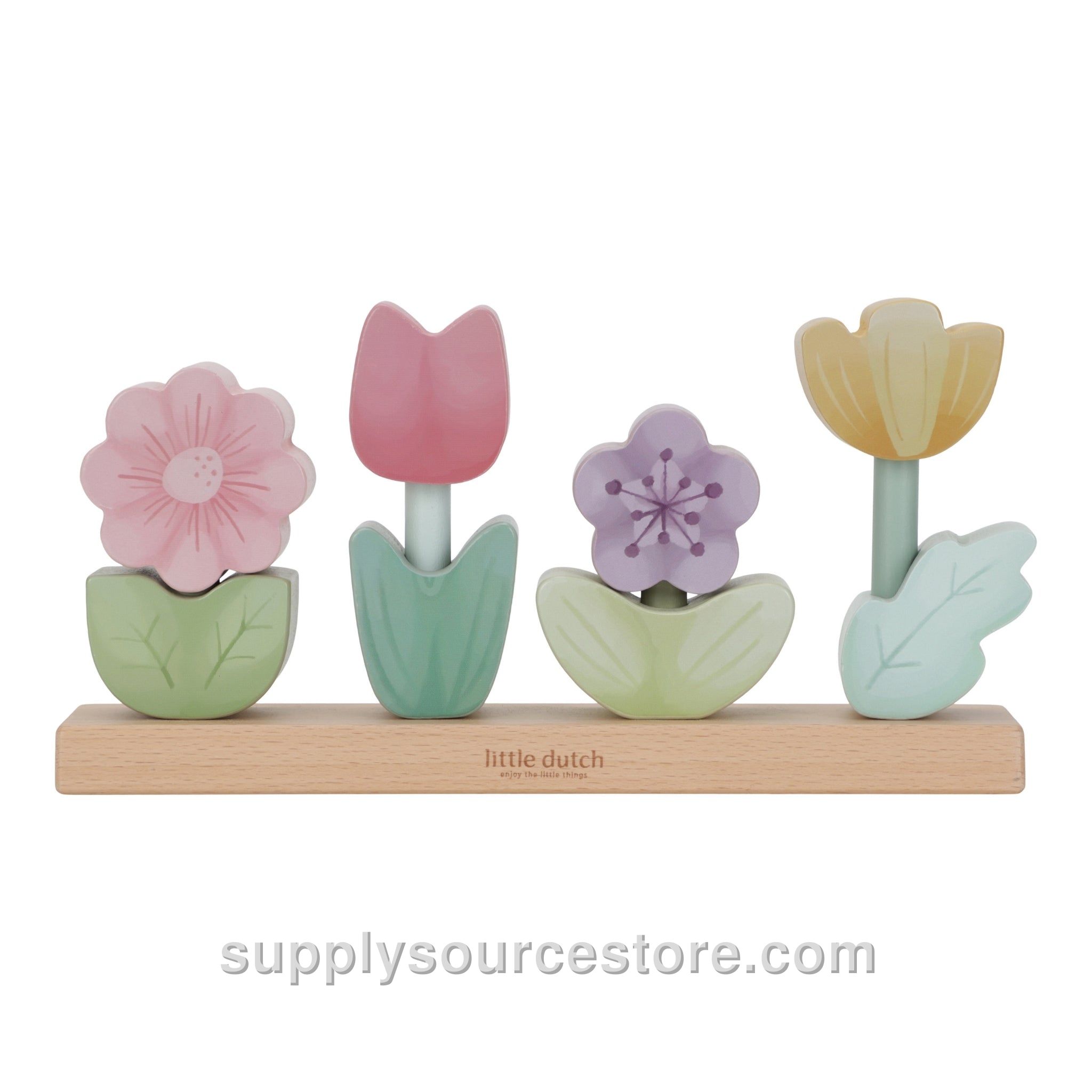 Flowers Stacking Puzzle - Fairy Garden