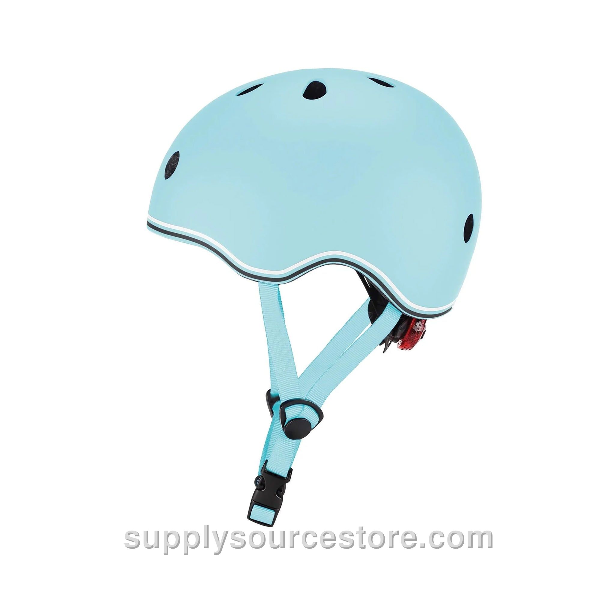 Go Up Helmet With Lights 45-51cm (17.7-20.1 in) - Pastel Blue