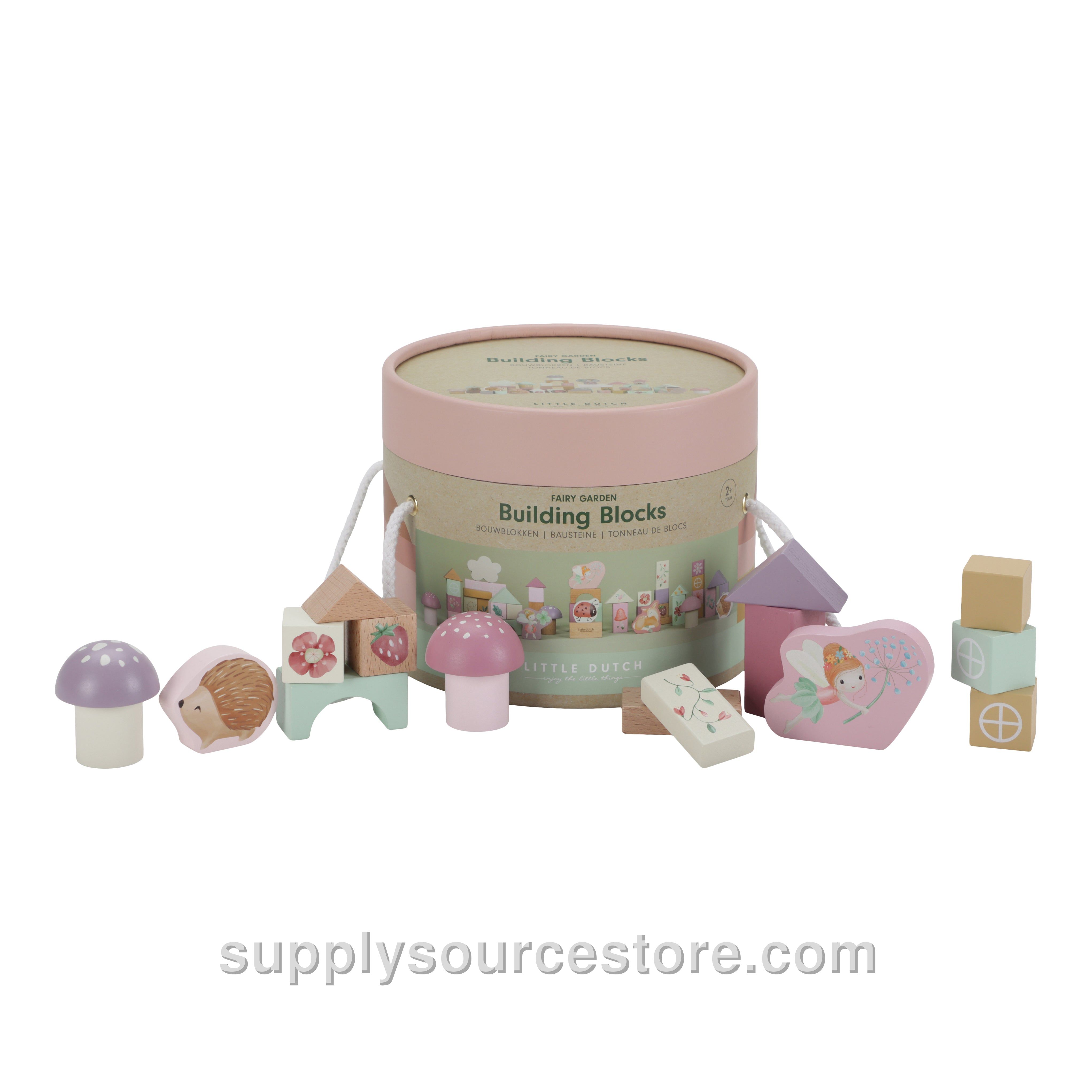 Wooden Building Blocks - Fairy Garden