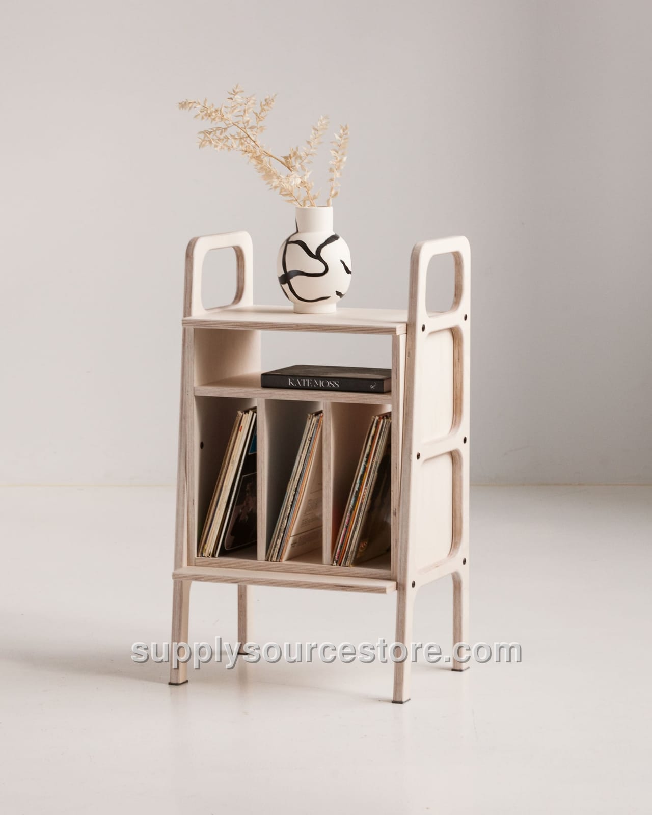 Mini Bookcase With Vinyl