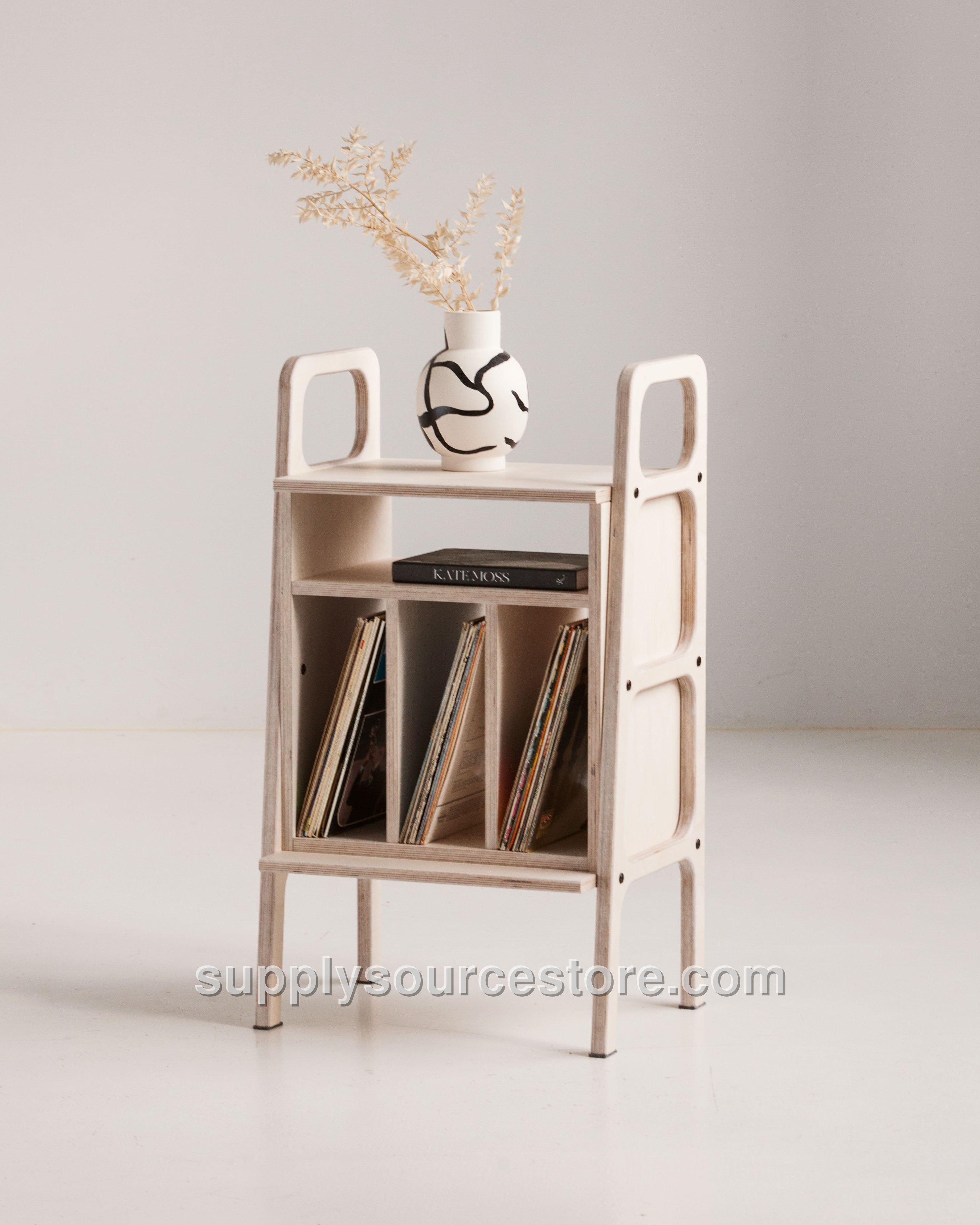 Mini Bookcase With Vinyl 90 Cm (35.4 in)
