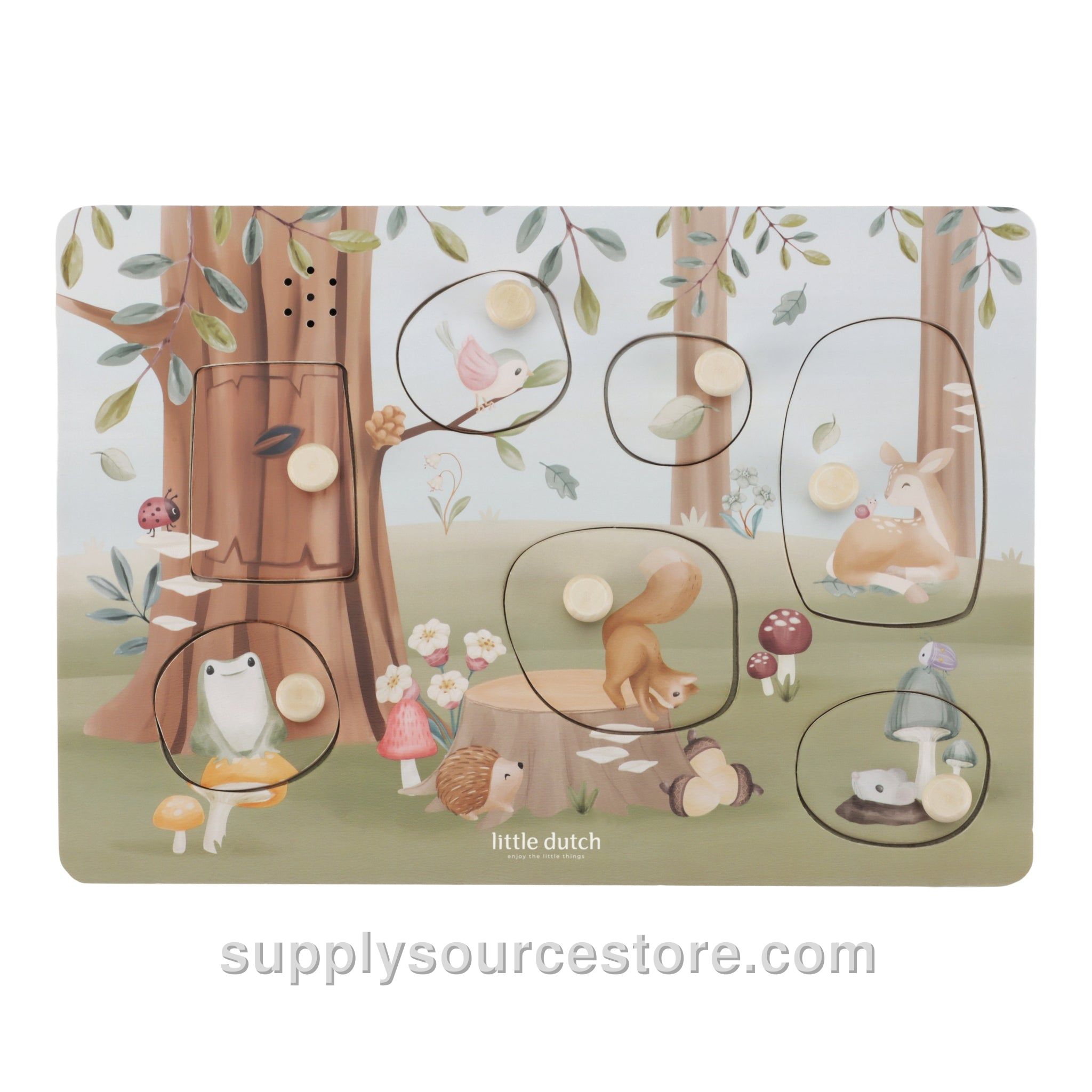 Wooden Sound puzzle - Forest Friends