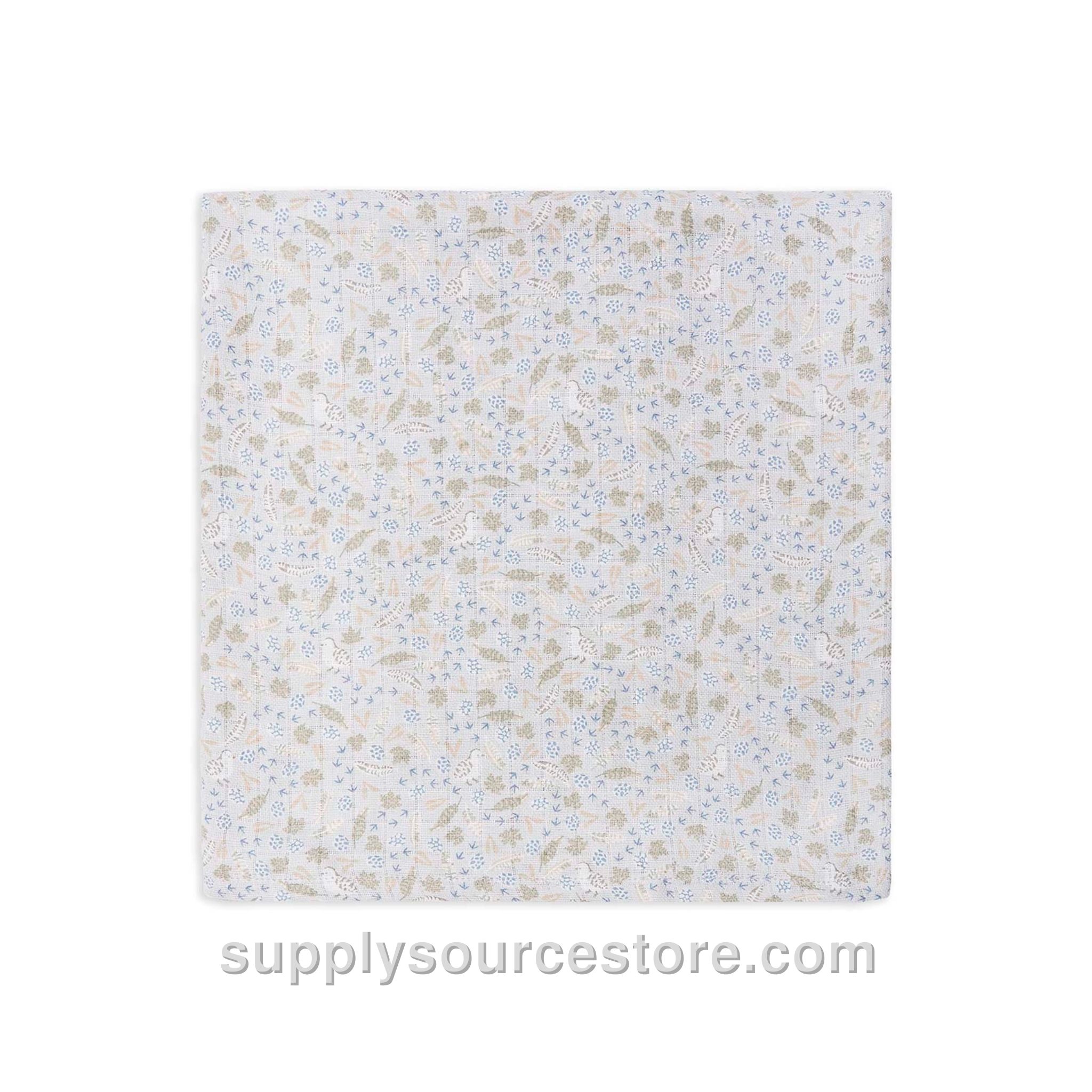 Organic Baby Muslin Swaddle - Nature Trail