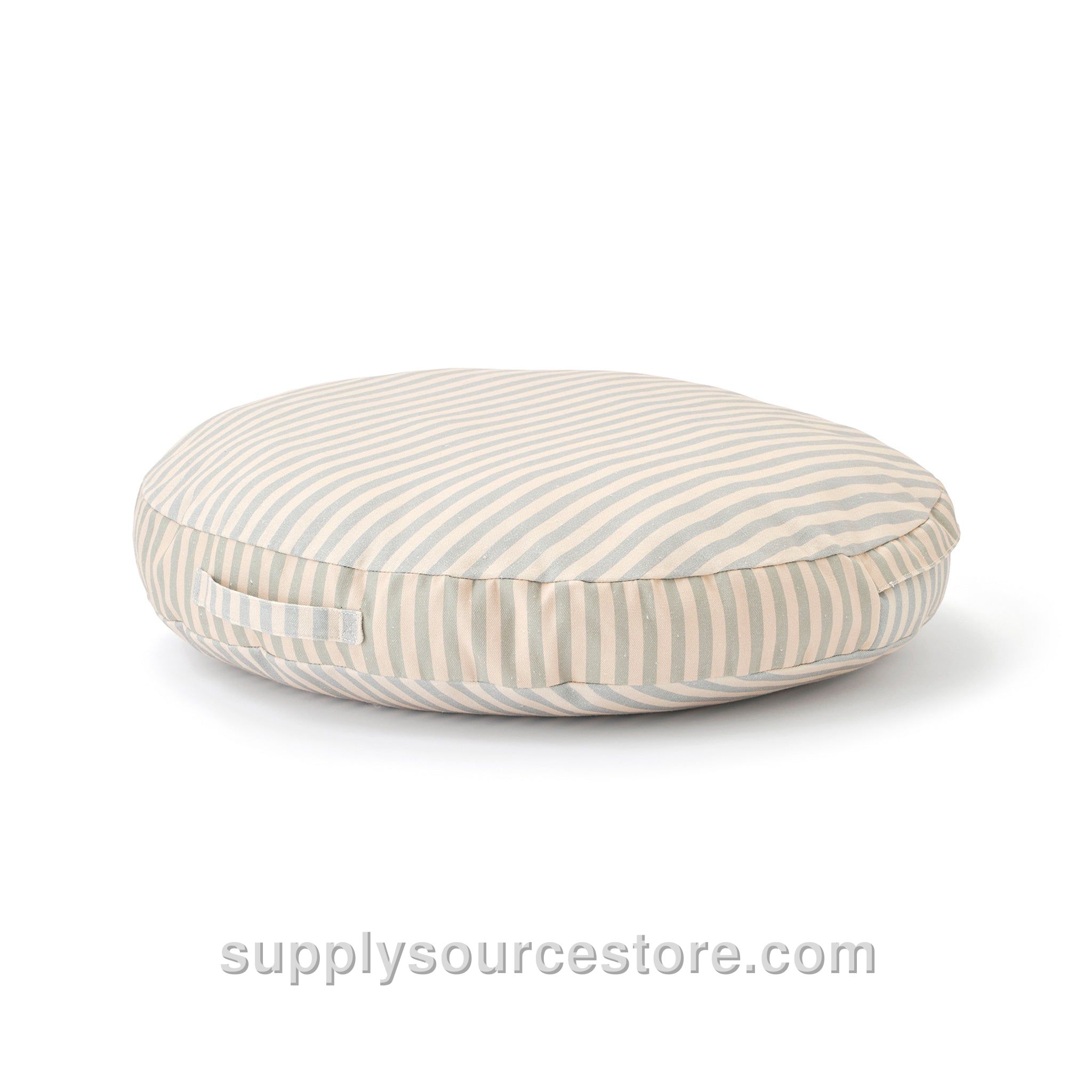 60cm (23.6 in) Floor Cushion - Blue Stripe