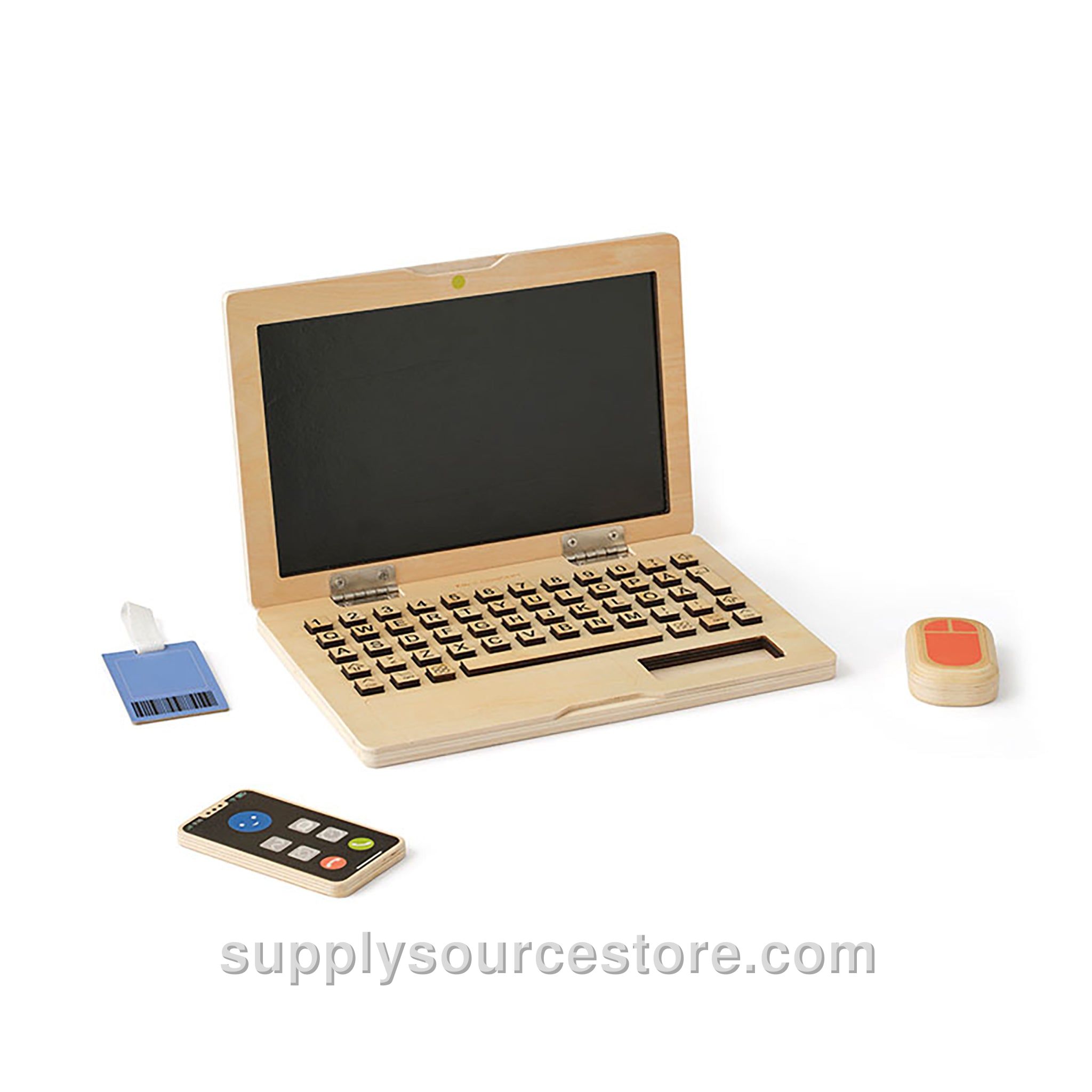 Wooden Computer Play Set