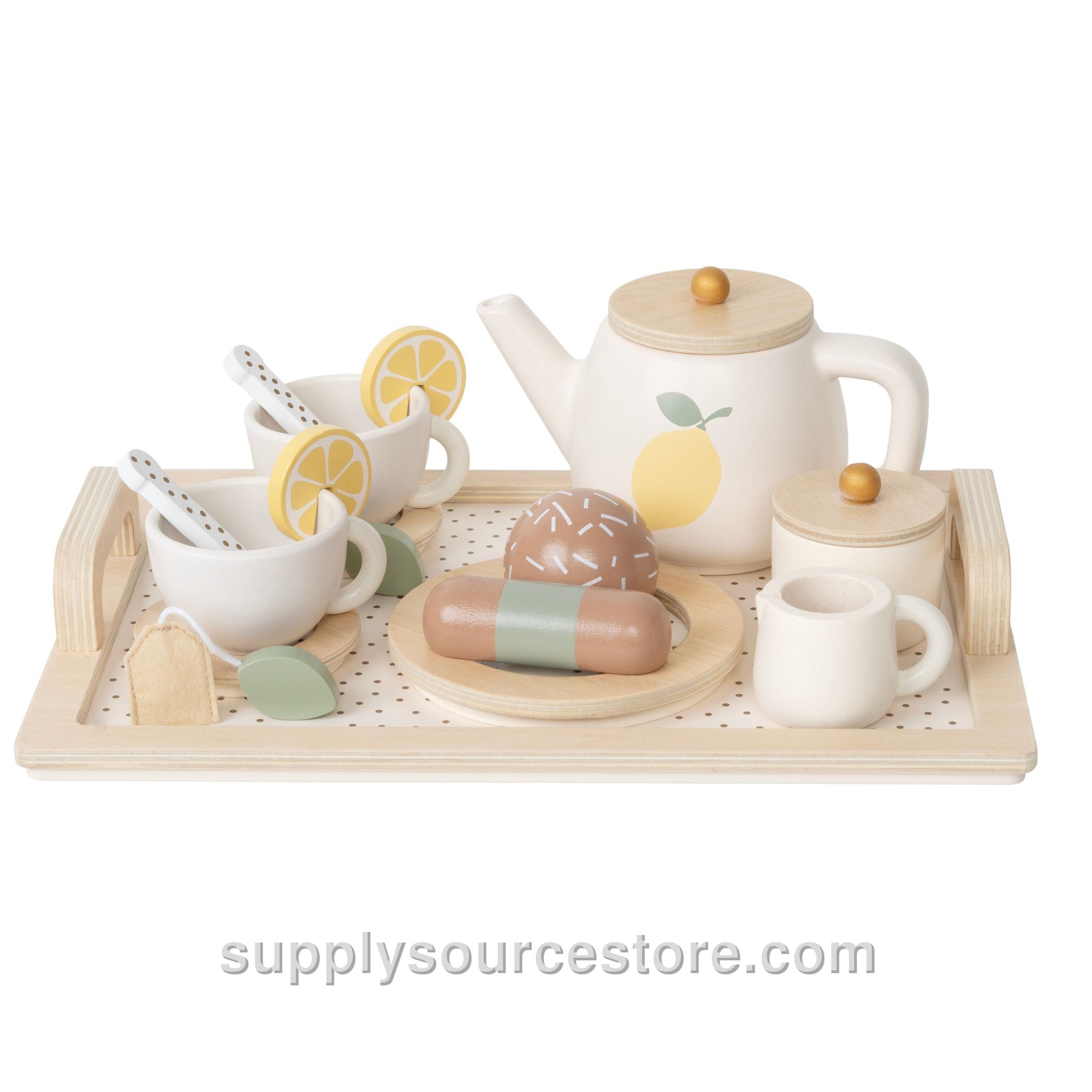Wooden Afternoon Tea Set