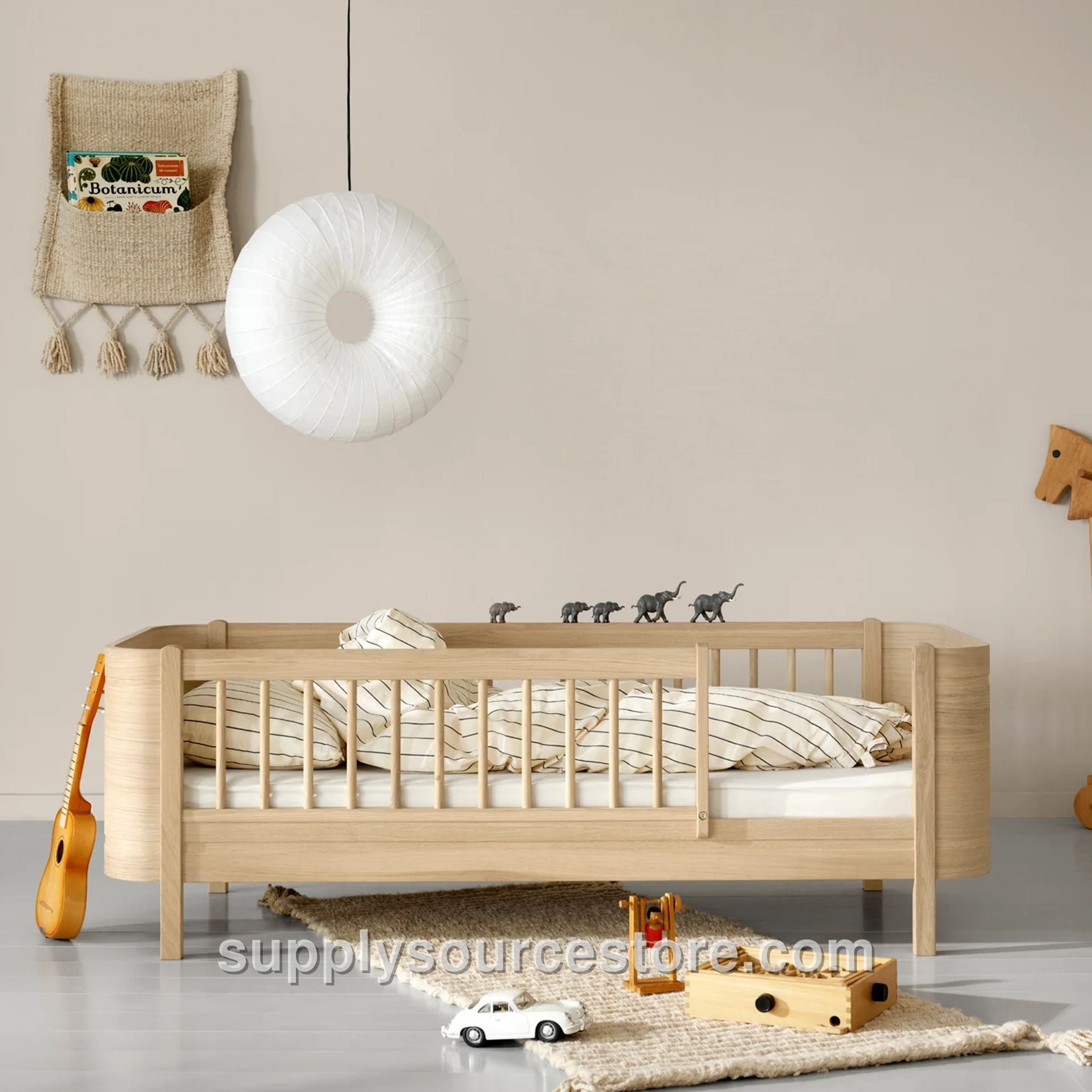 Wood Mini+ Junior Bed - Oak