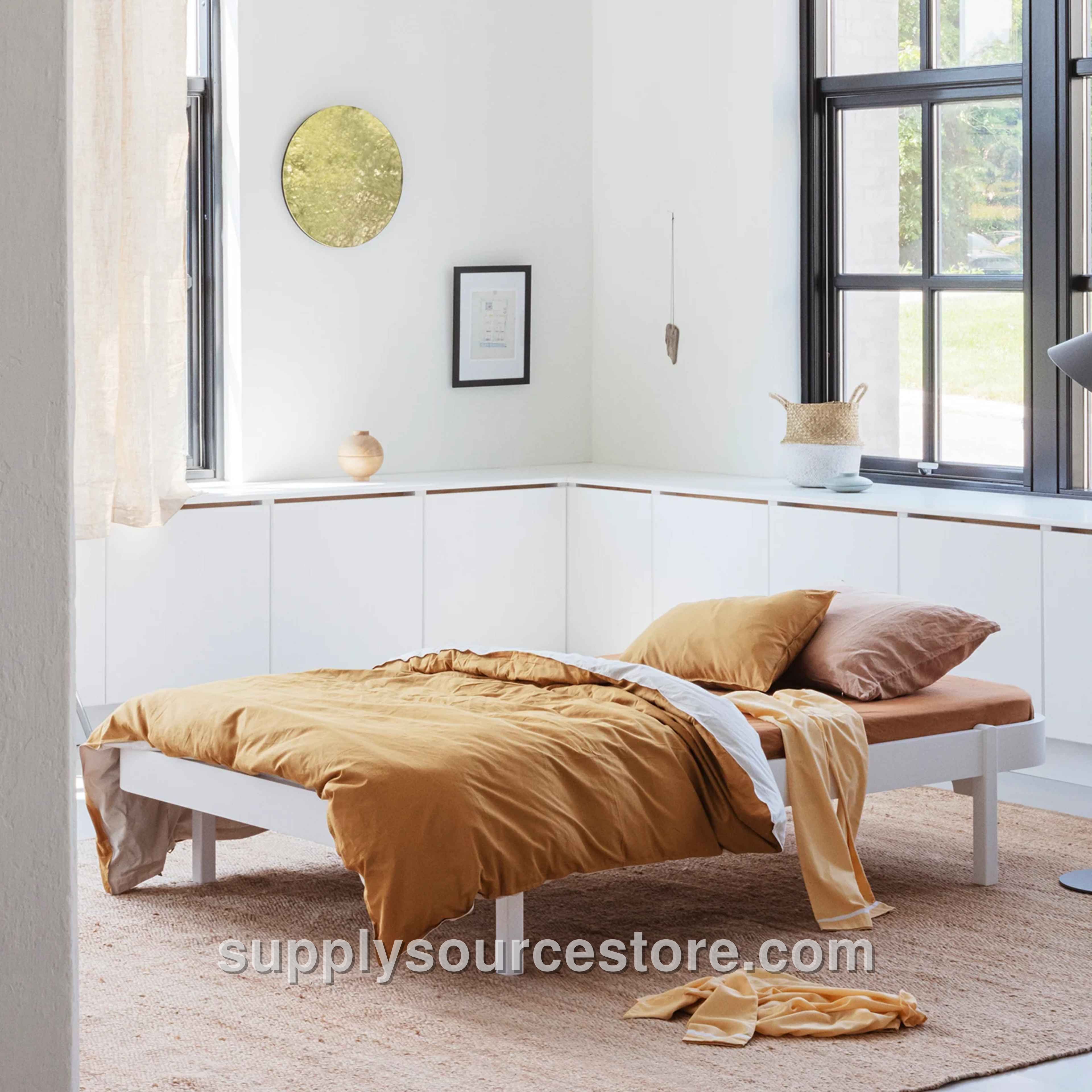 Wood Original Lounger Bed 120cm (47.2 in) - White
