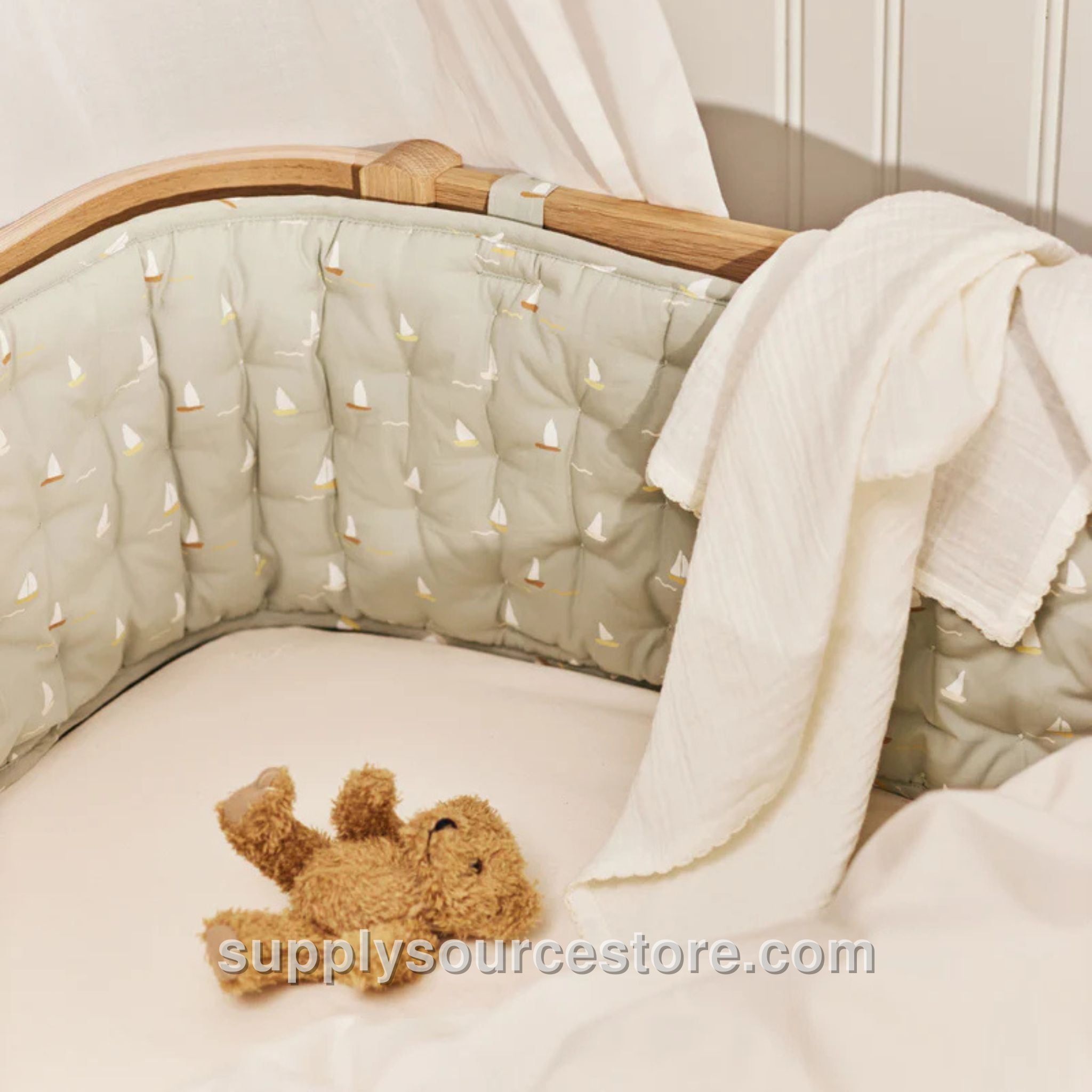Ada Cot Fitted Sheet - 68x122cm (26.8 x 48 in)