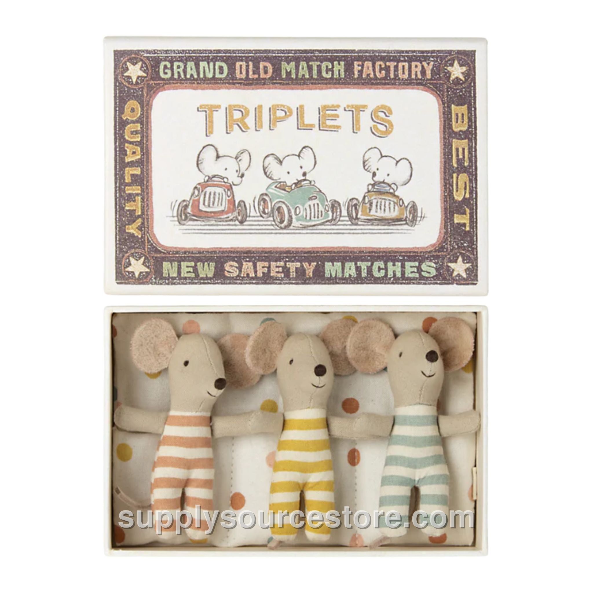 Baby Mice Triplets In Matchbox
