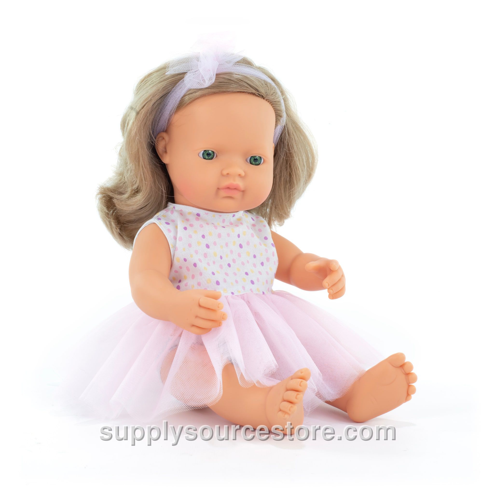 Dark Blonde Caucasian Girl Doll - 38cm (15 in)