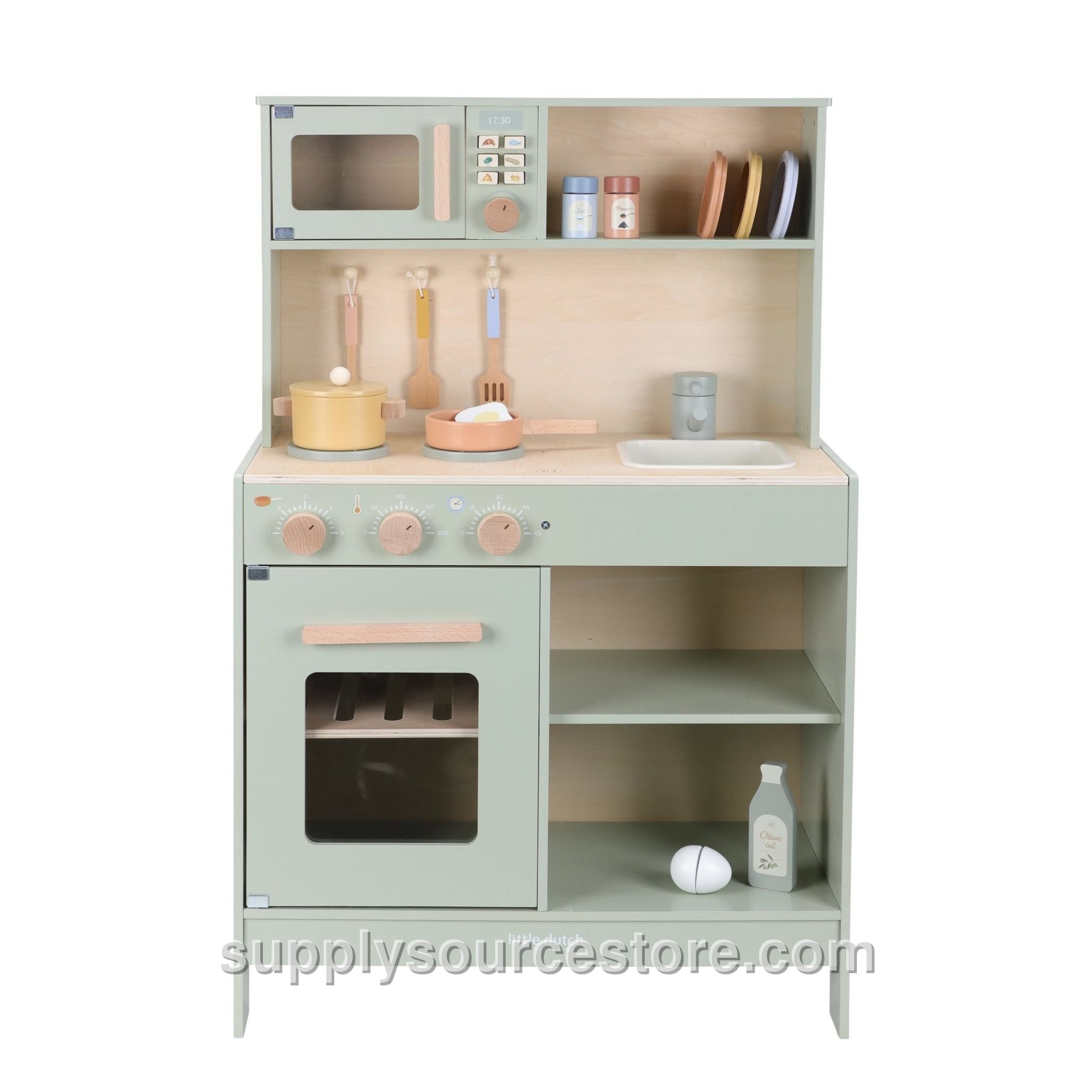 Wooden Play Kitchen - Mint