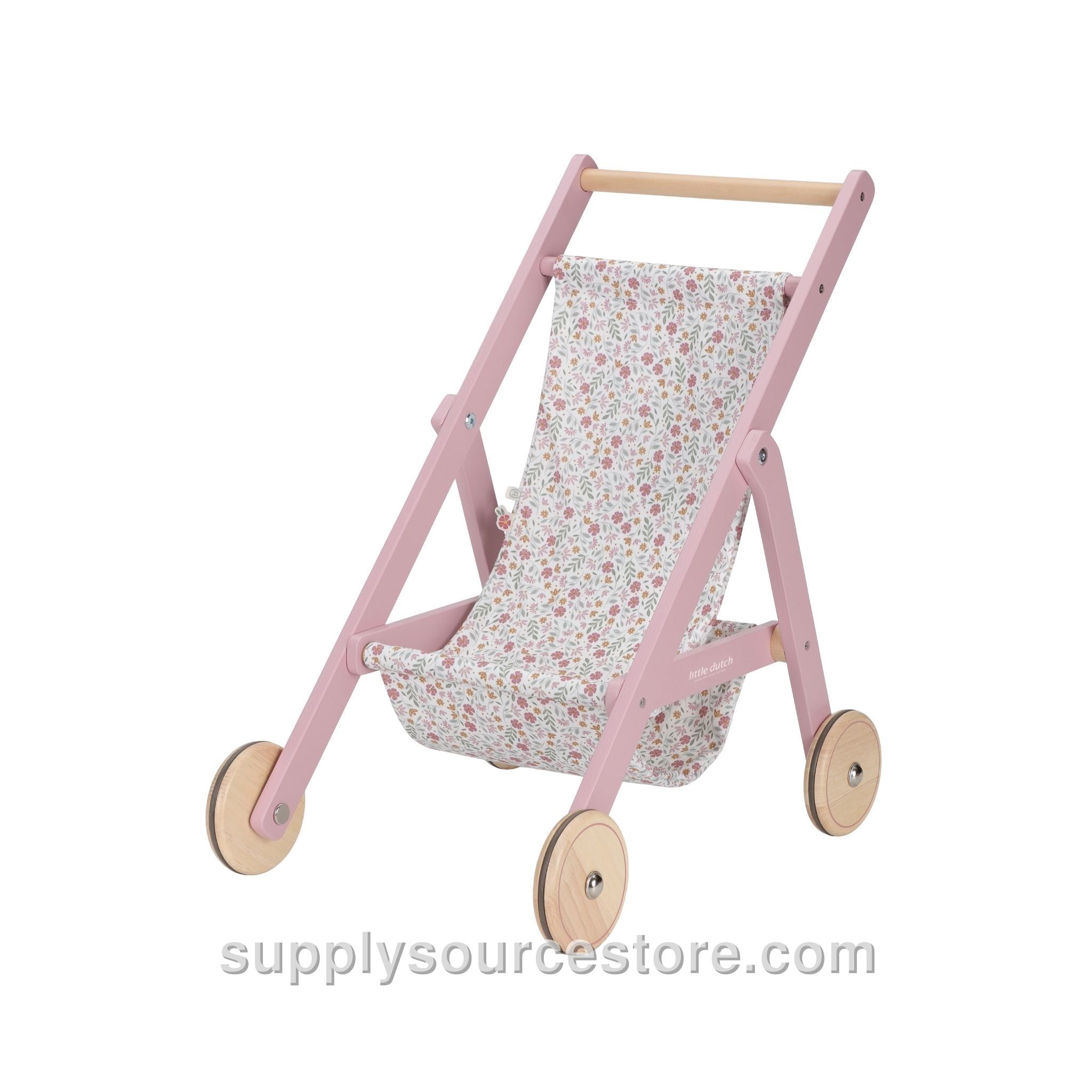Wooden Doll Stroller