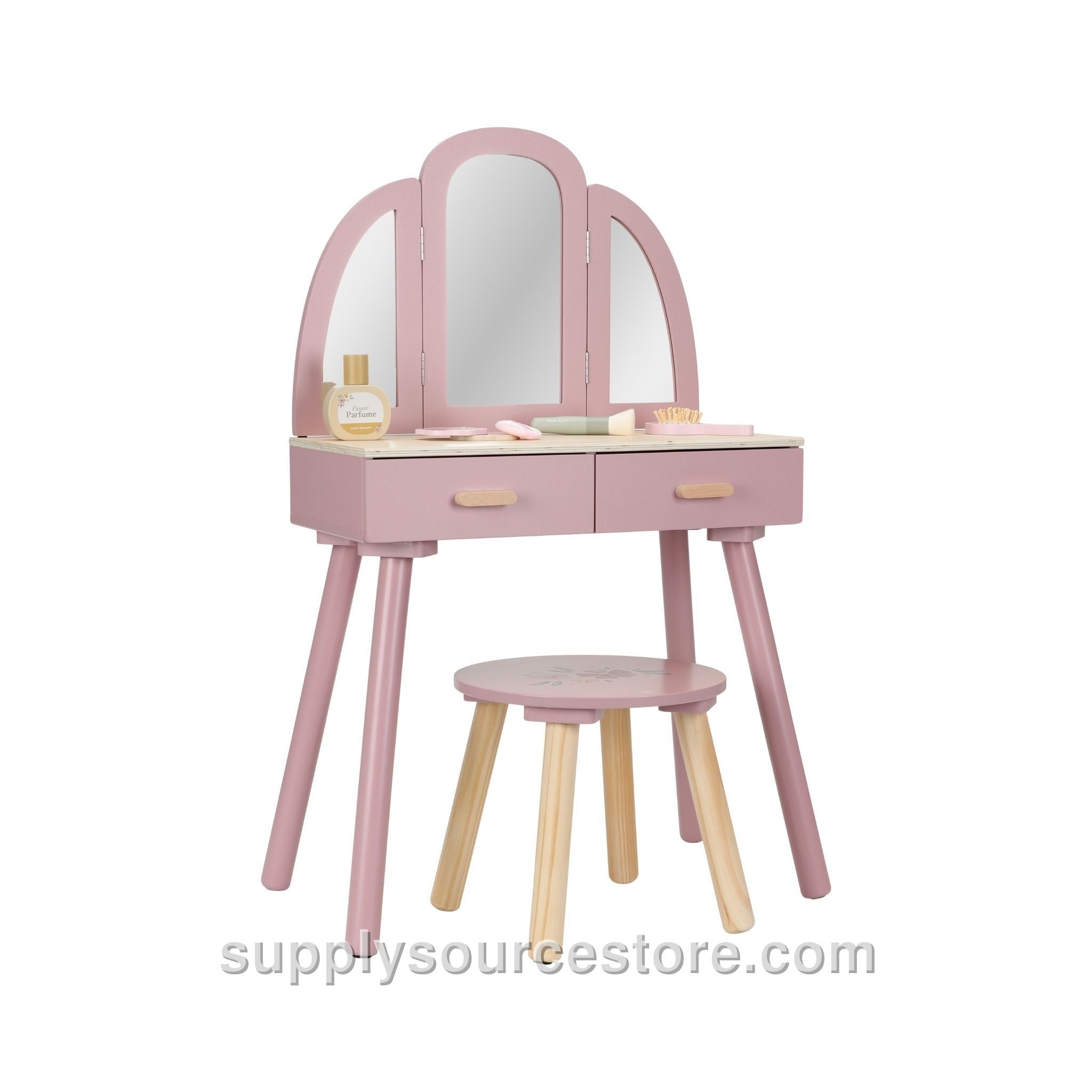 Large Wooden Kids Dressing Table