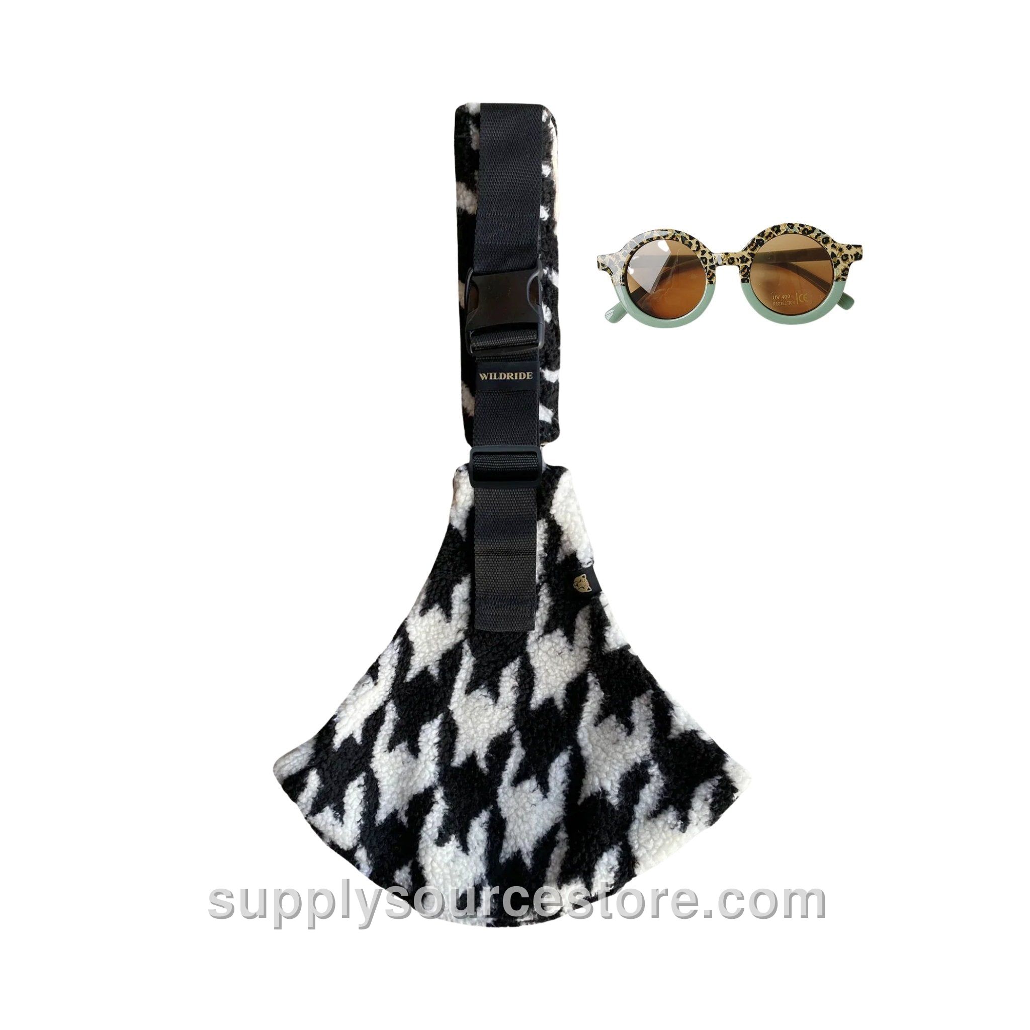 Wildride Toddler Carrier - Houndstooth Teddy
