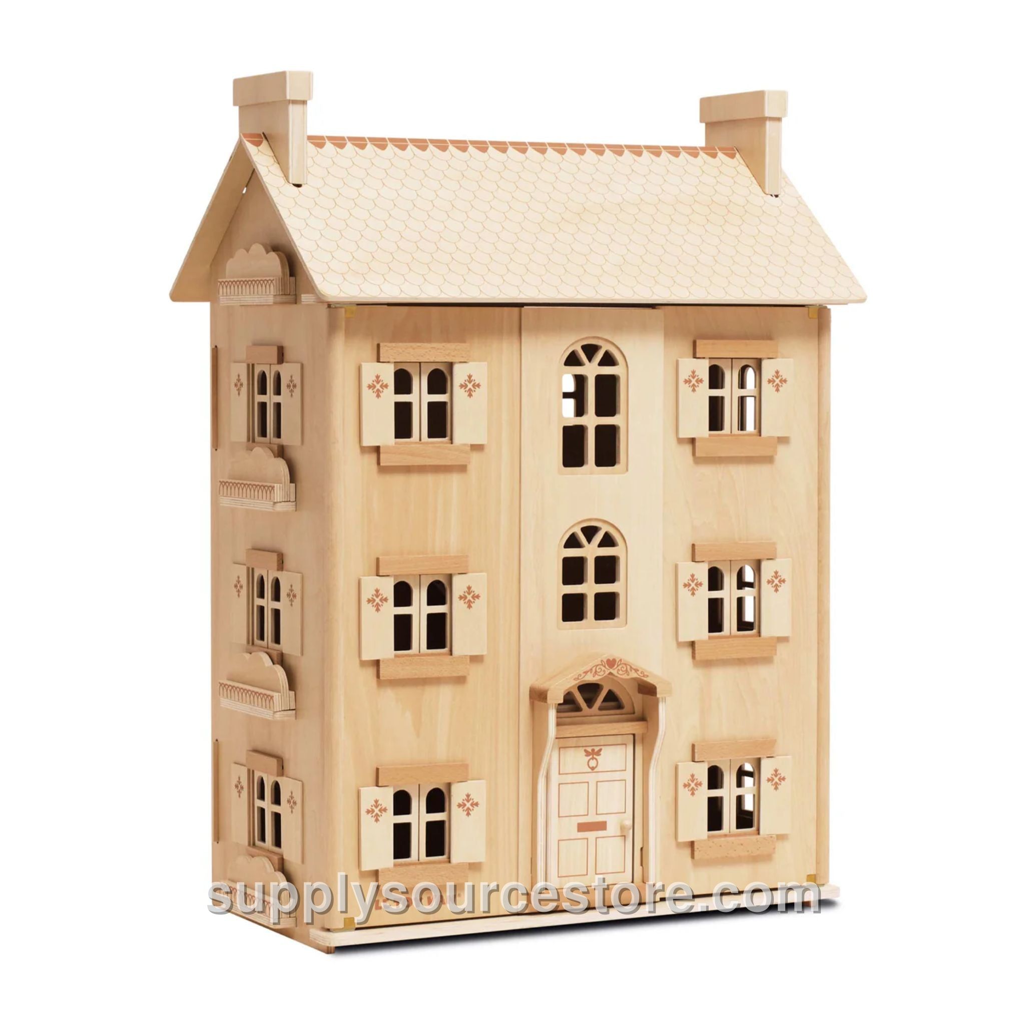 The Grand Natural Wooden Dolls House