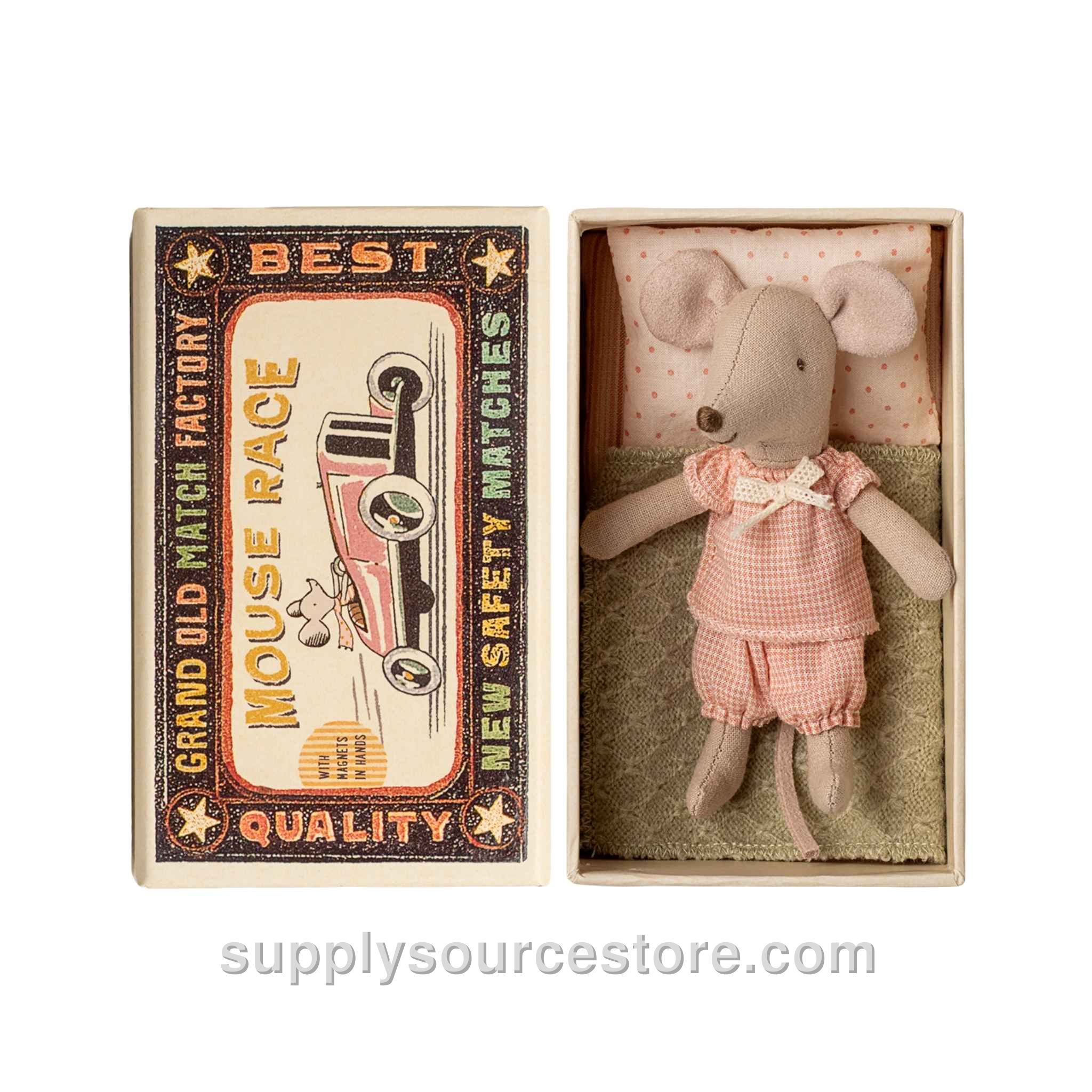 Little Sister Mouse in Matchbox
