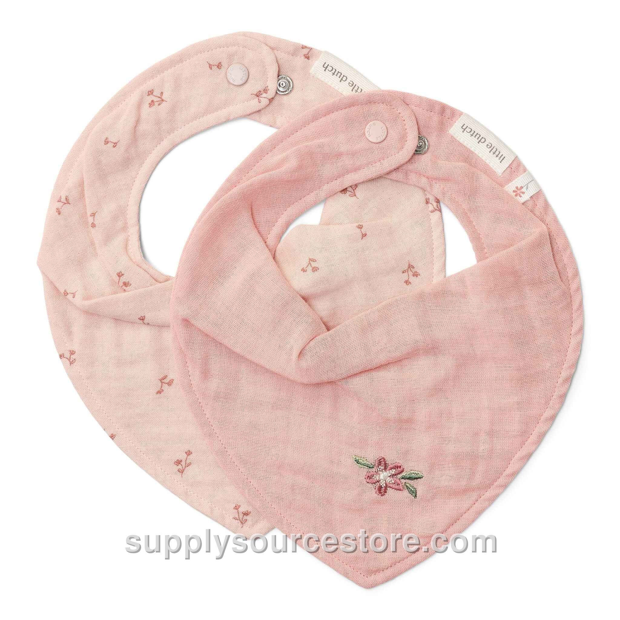 Bandana Bib Set Of 2 - Pure Blossom