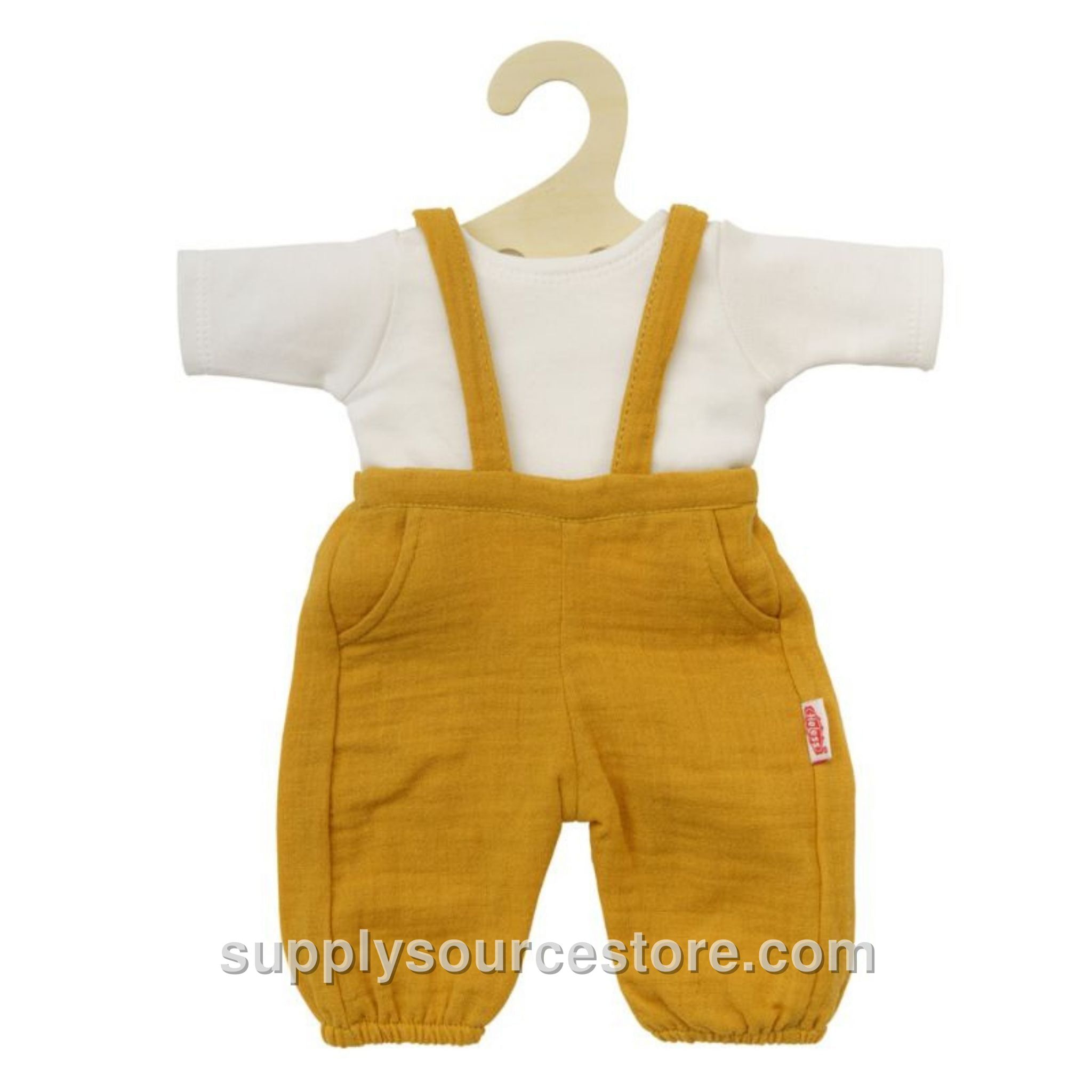 Doll Dungaree Set - Honey Yellow
