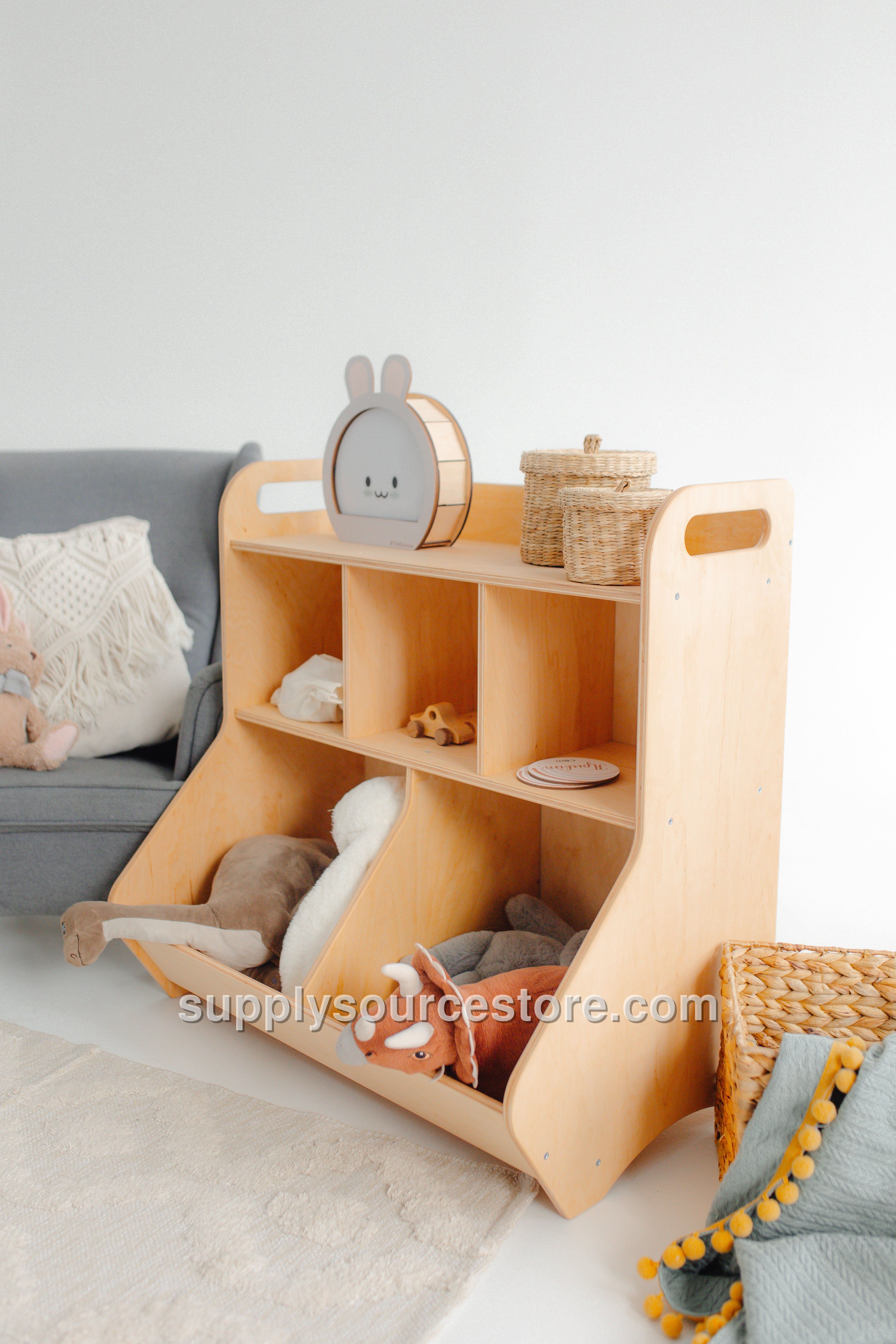 Montessori-Inspired Toy Storage Shelf