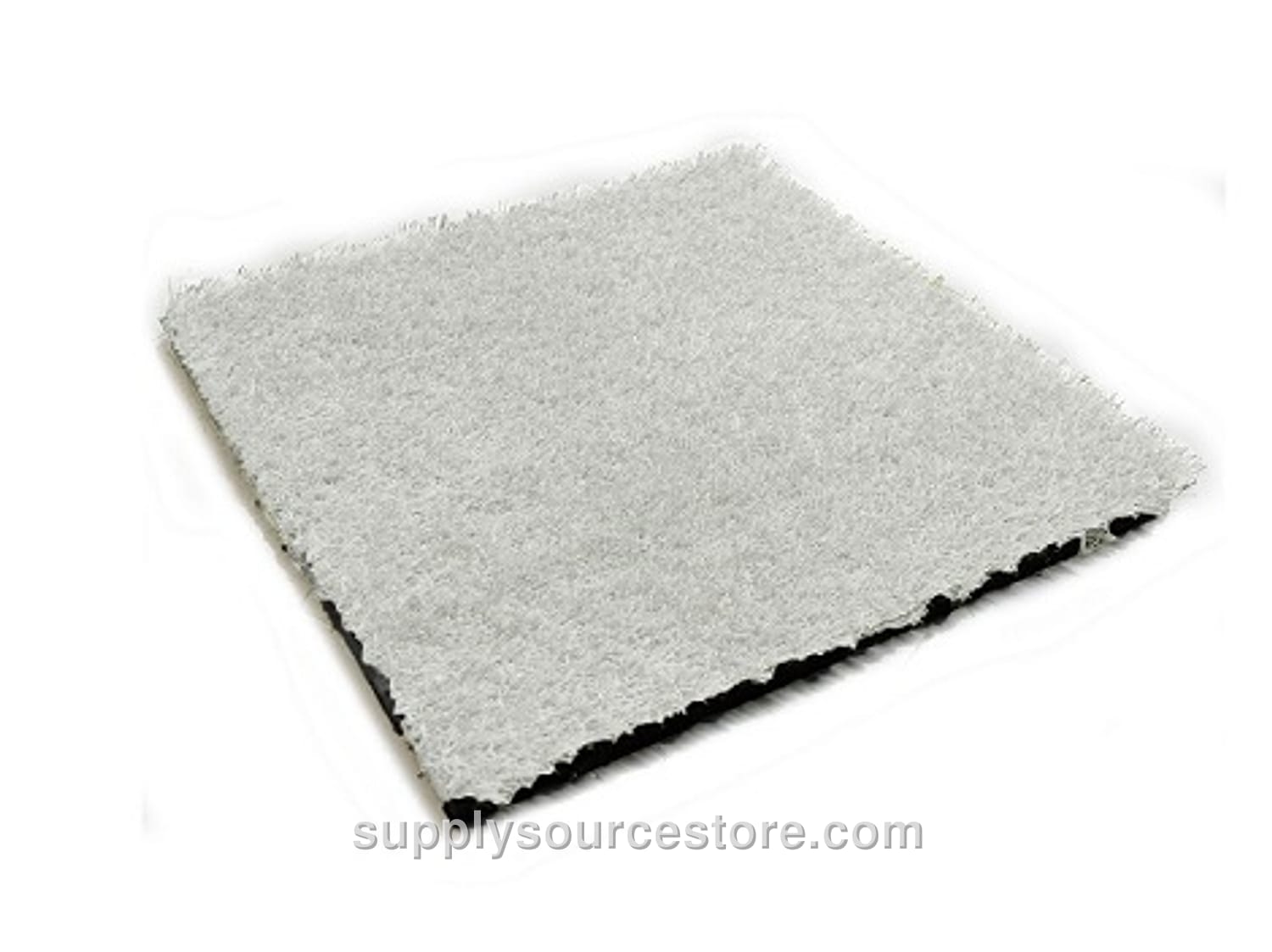 Artificial Grass Rubber Checkerboard Floor Cover (50×50) Black/White