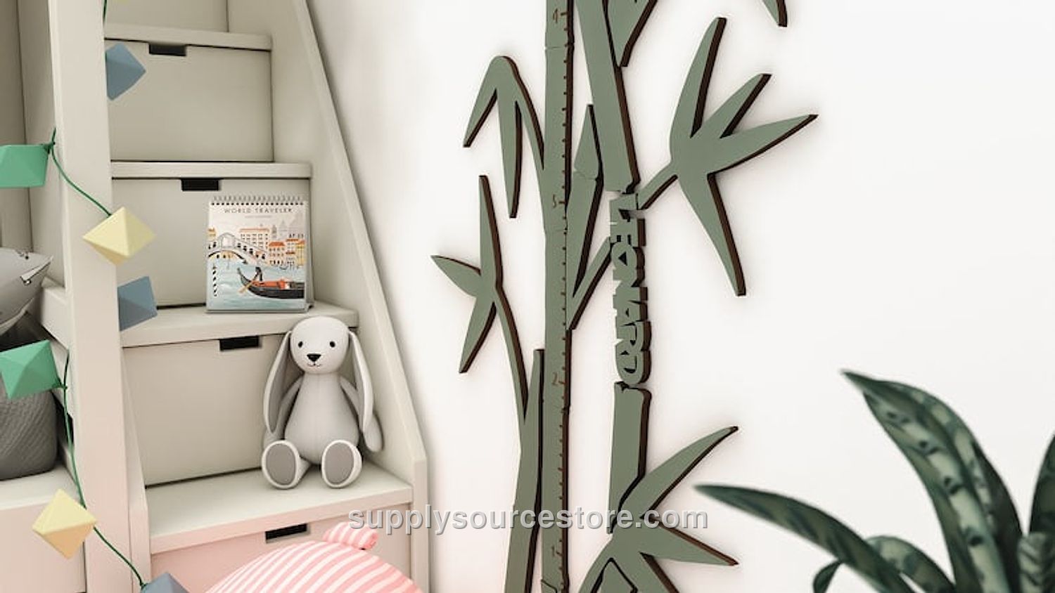 Lighthouse - Wooden Height Chart | Growth Chart
