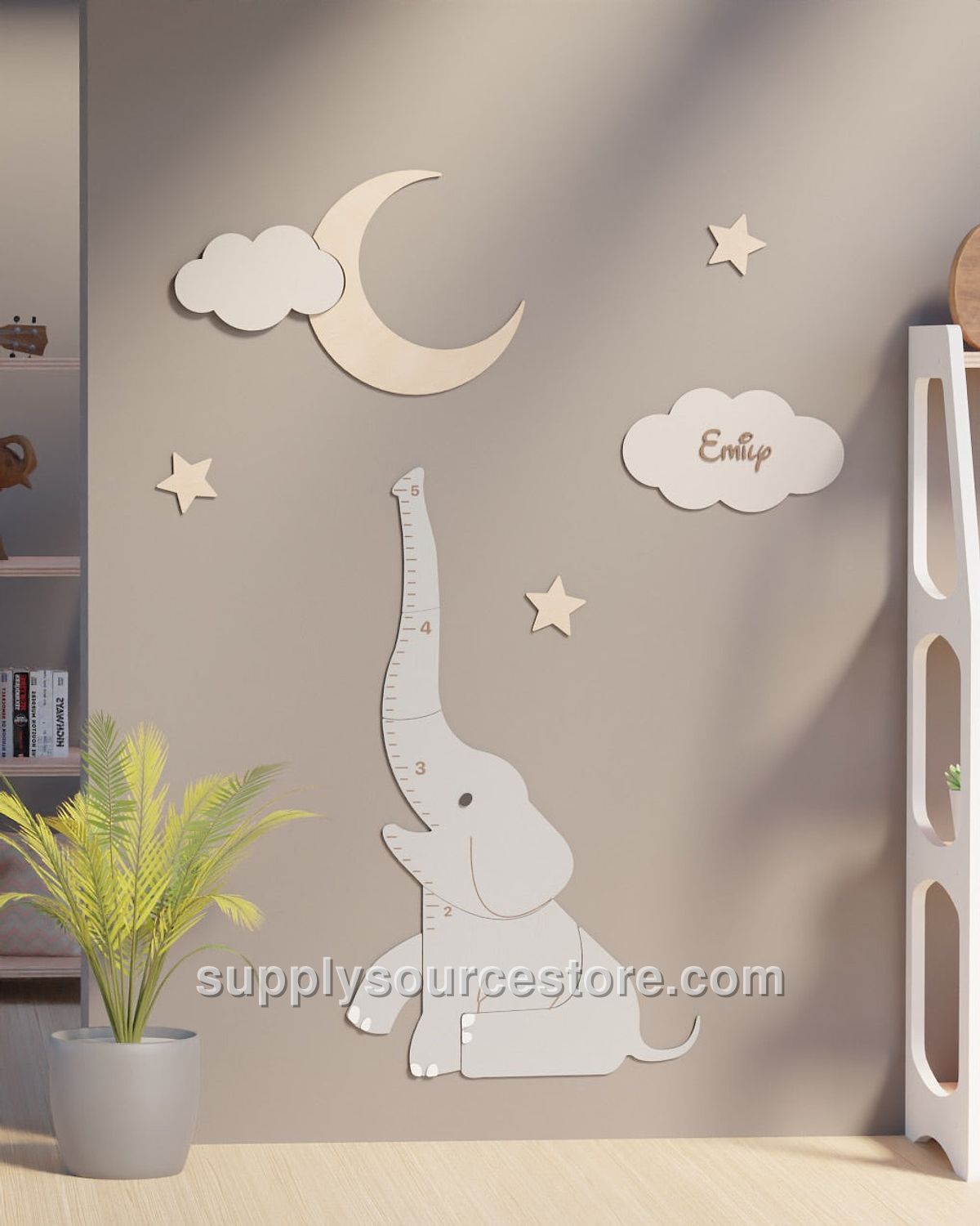 Unicorn - Wooden Height Chart | Growth Chart