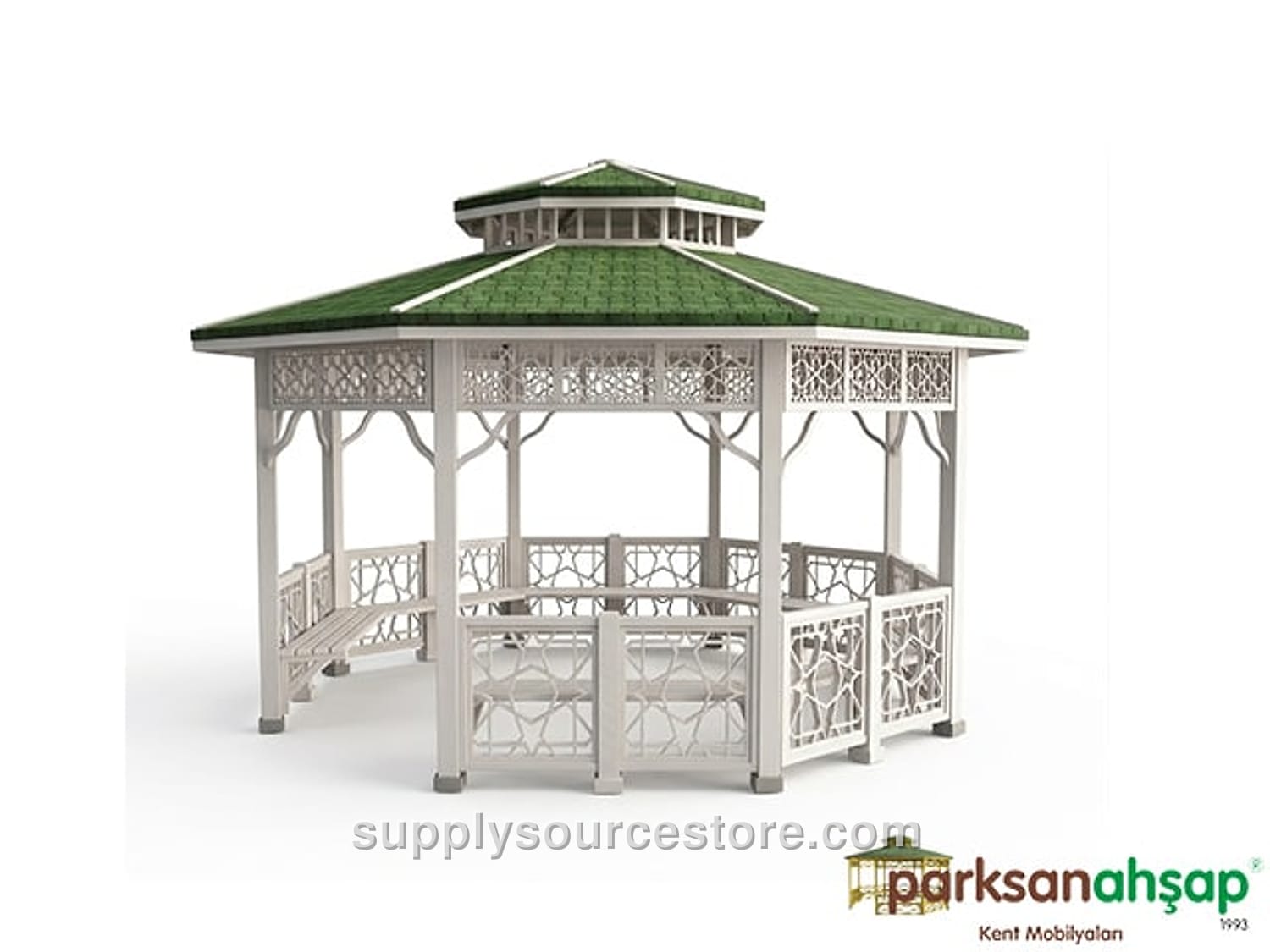 Wooden Octagonal Gazebo