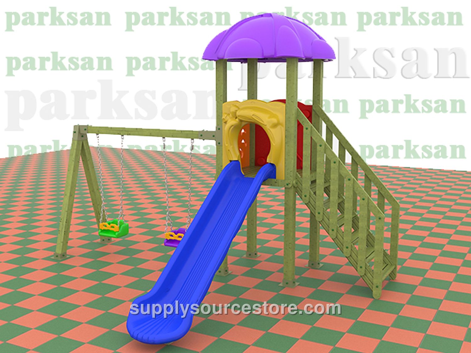 Wooden Children Playground (Classic Series)