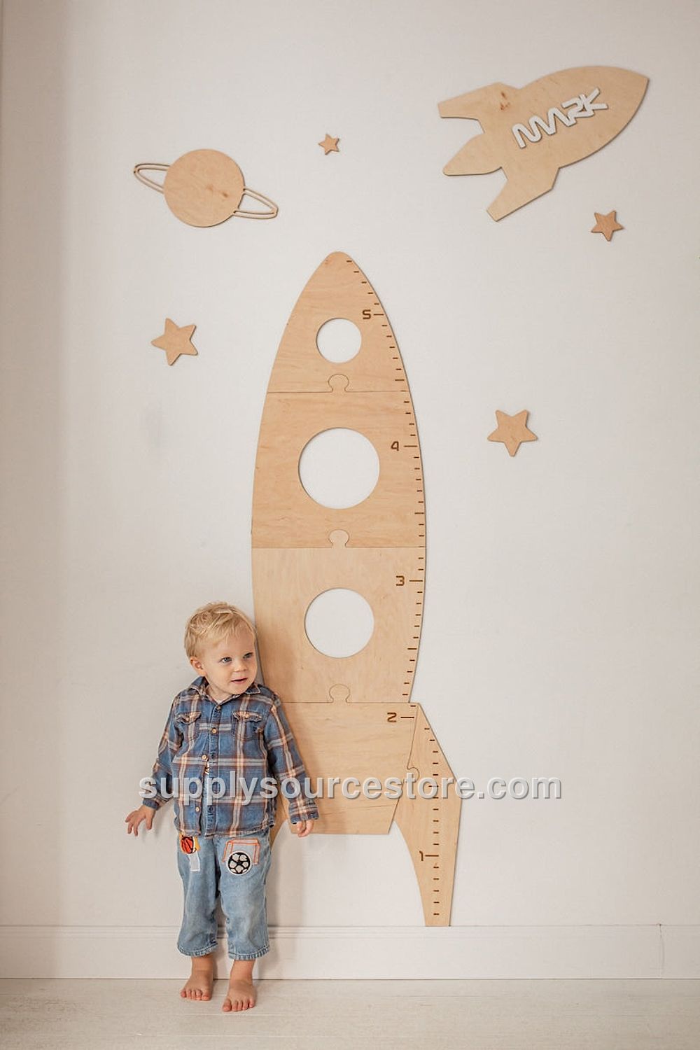 Princess Castle - Wooden Height Chart | Growth Chart