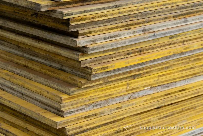 Edges of stacked panels